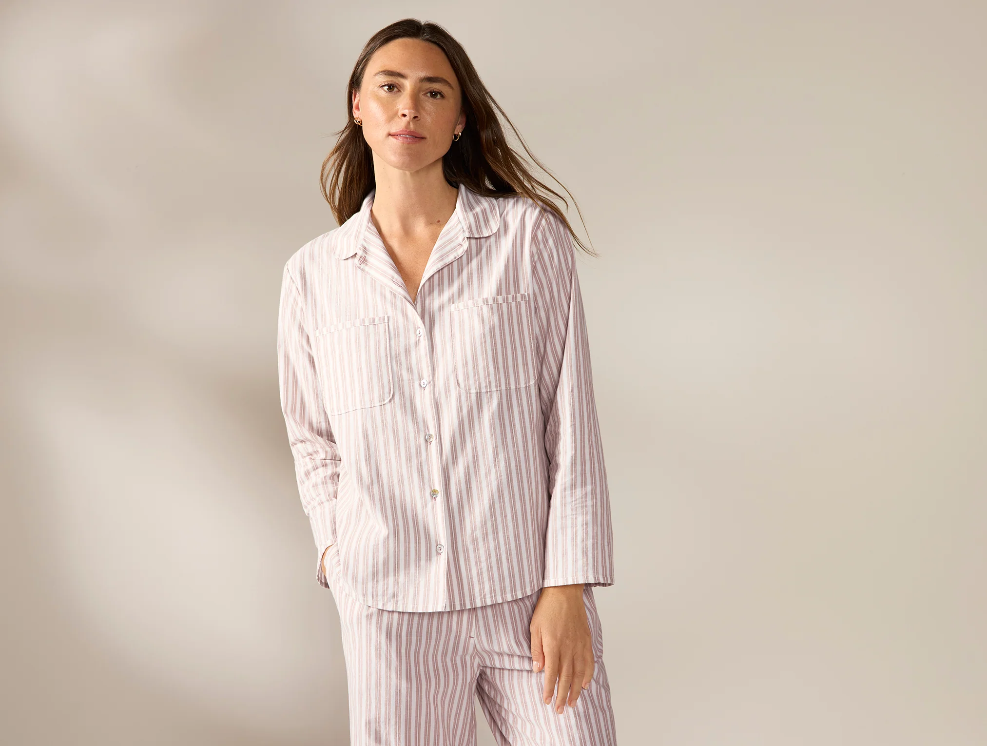 Women's Isla Organic Cotton Long Sleeve Pajama Set