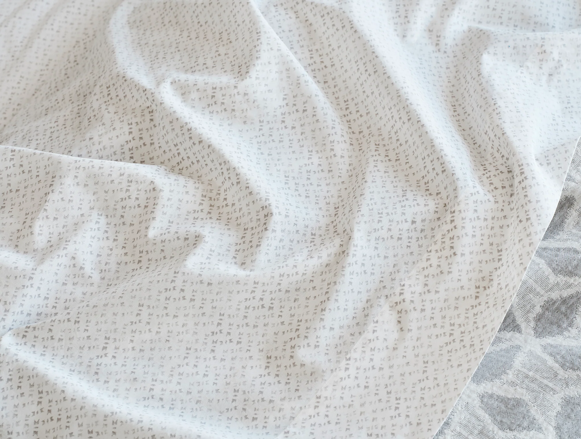 Organic Print Percale Sheet Set