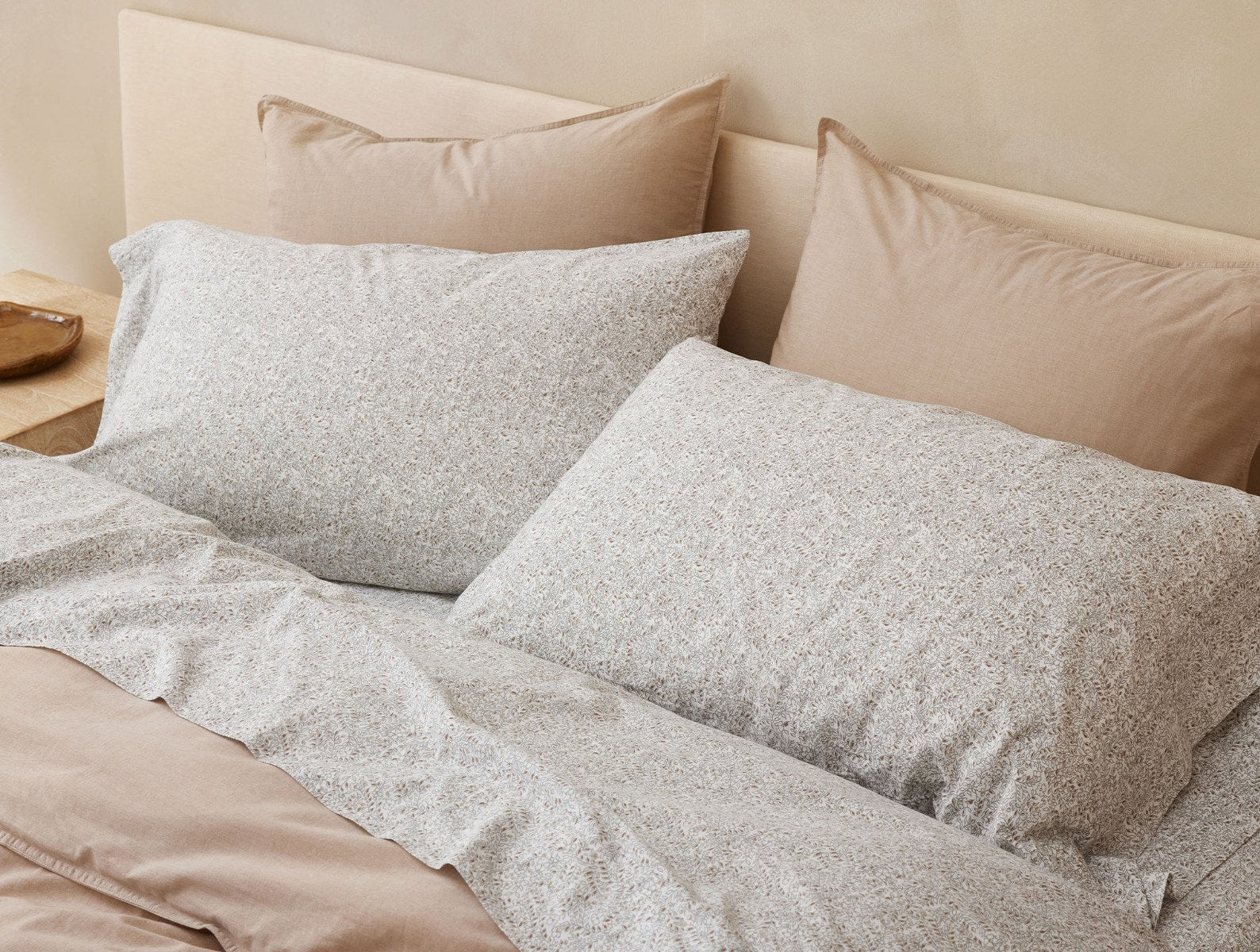 Organic Print Percale Pillowcases