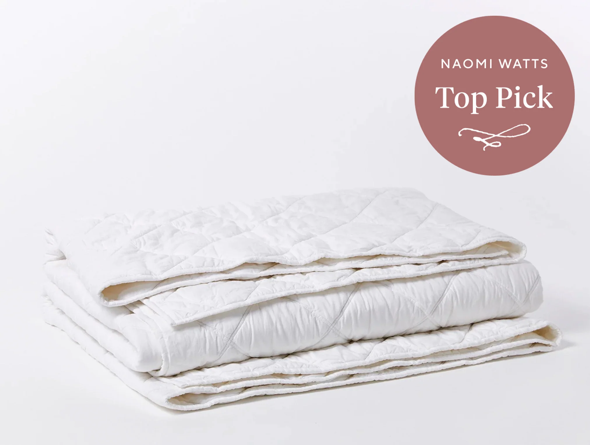 Diamond-Stitched Organic Cotton Comforter