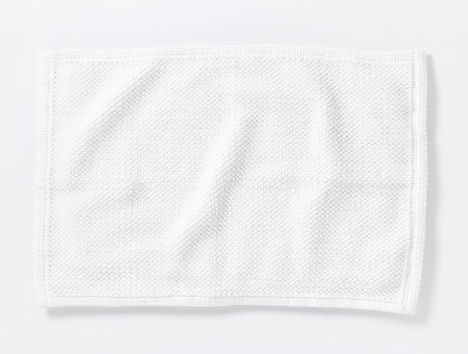 Pebbled Organic Bath Rug