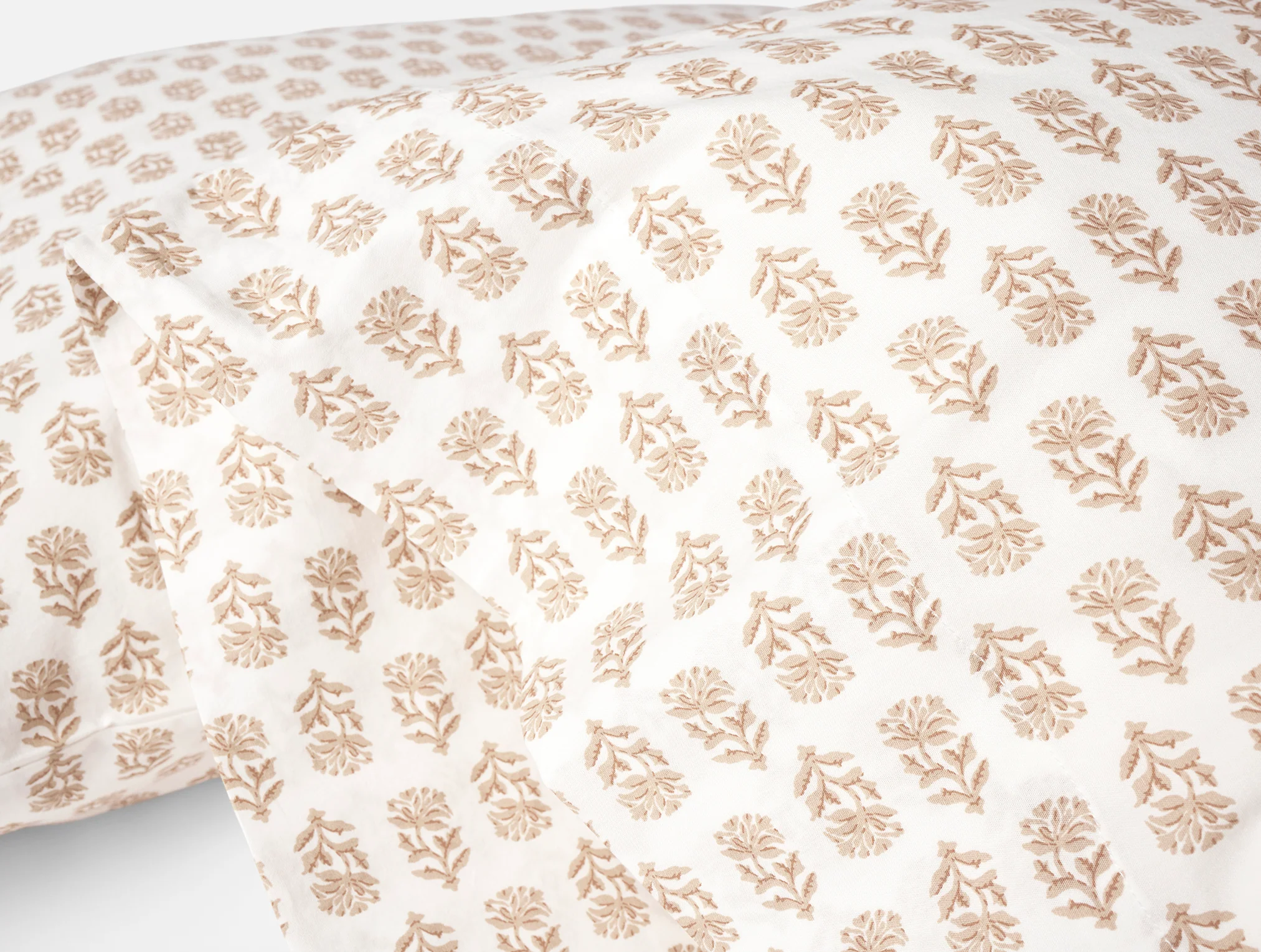 Organic Print Percale Pillowcases