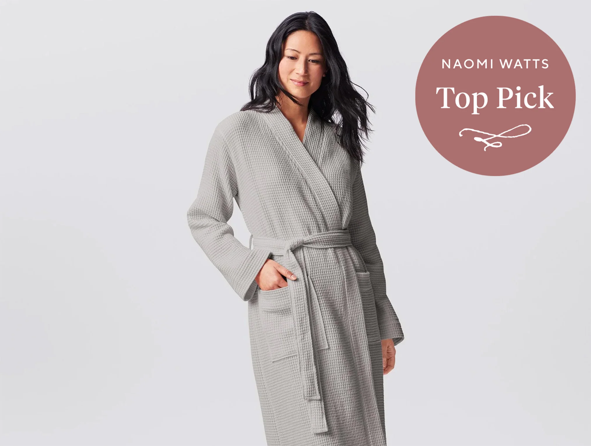 Unisex Organic Waffle Robe