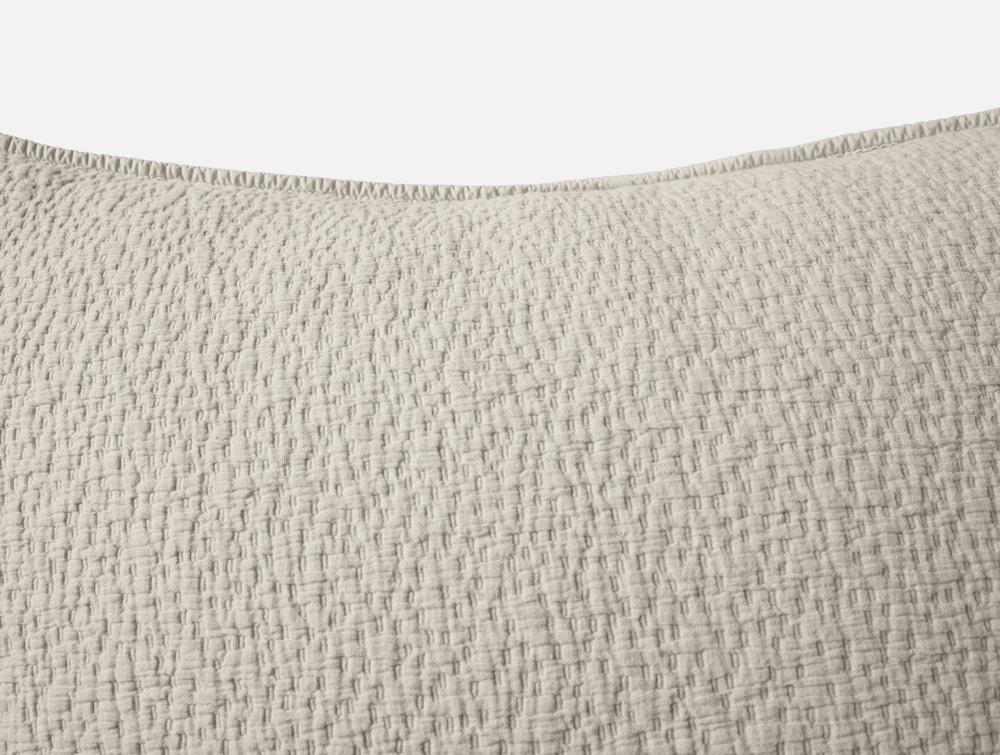 Cascade Organic Matelasse Sham