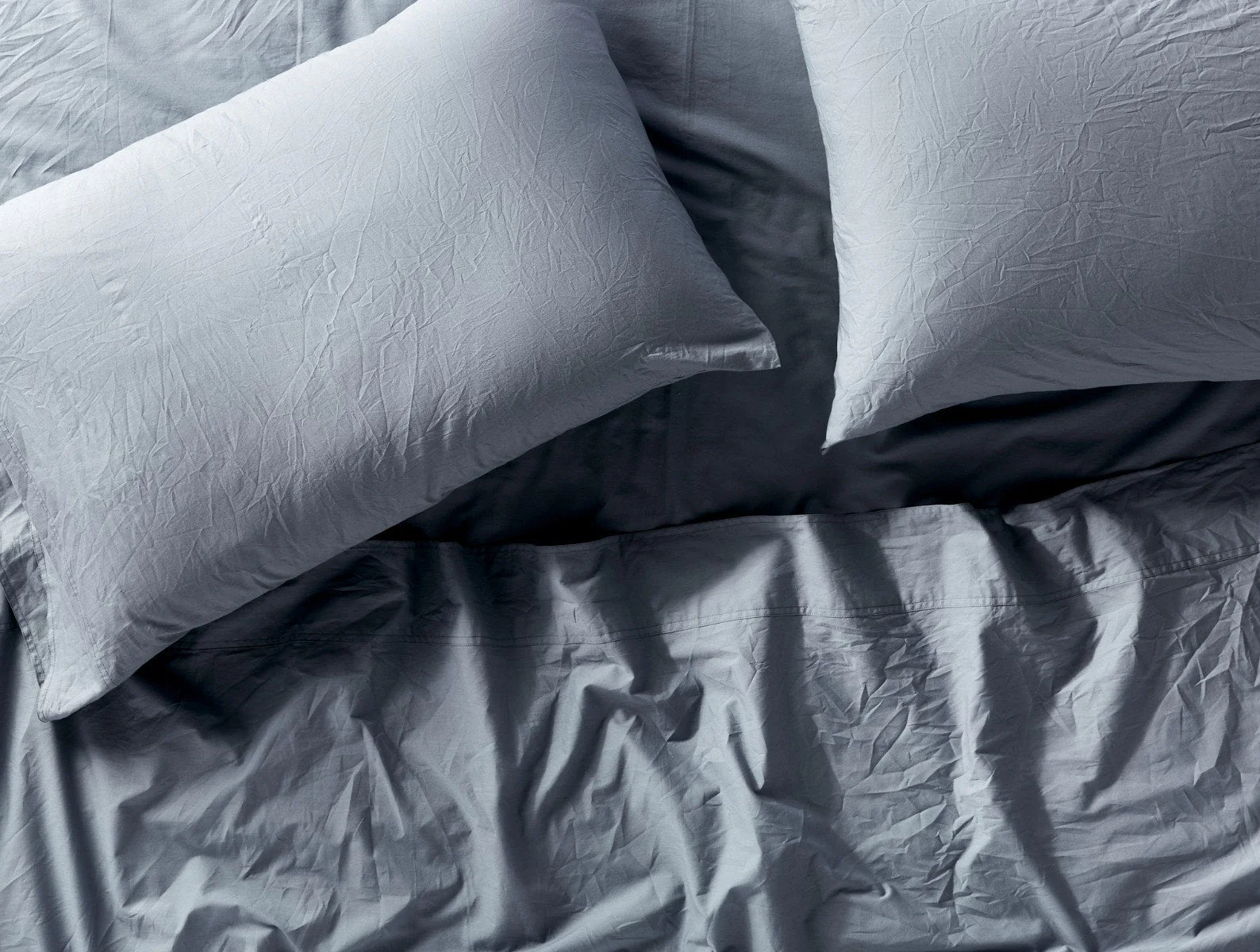 Organic Crinkled Percale™ Fitted Sheet