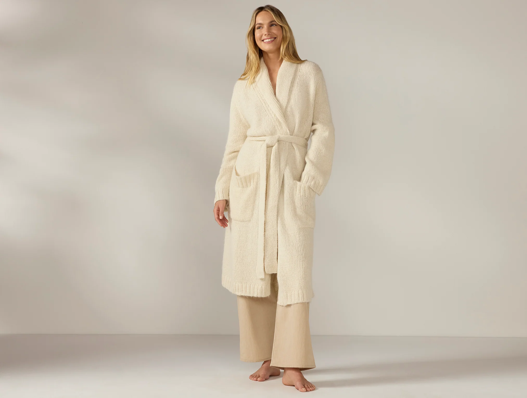 Women's Andes Suri Alpaca Knit Robe
