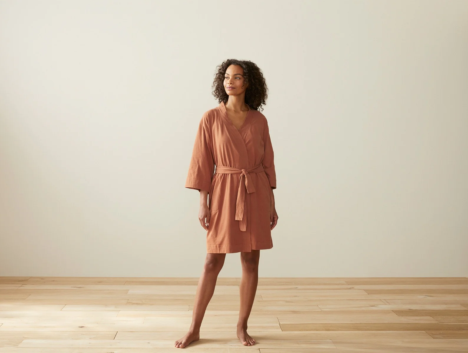 Women's Solstice Organic Short Robe