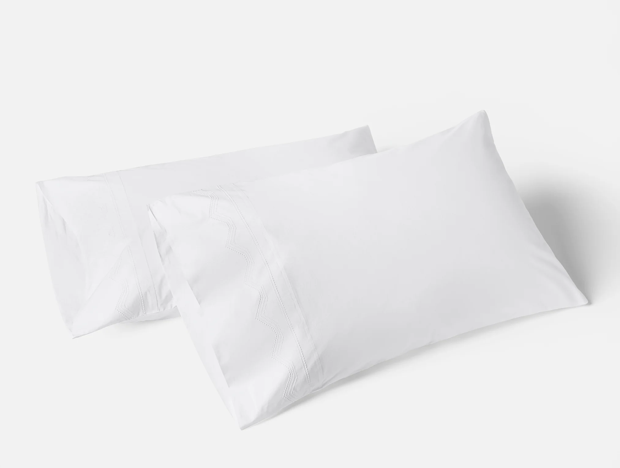 Vista Embroidered Organic Pillowcases