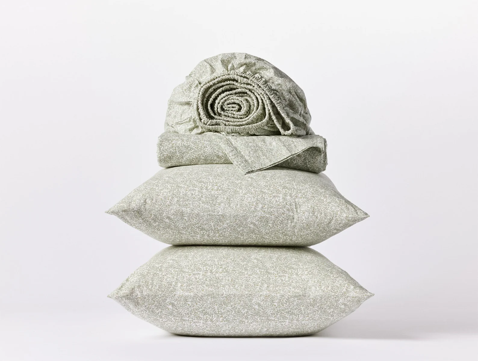 Organic Print Percale Sheet Set