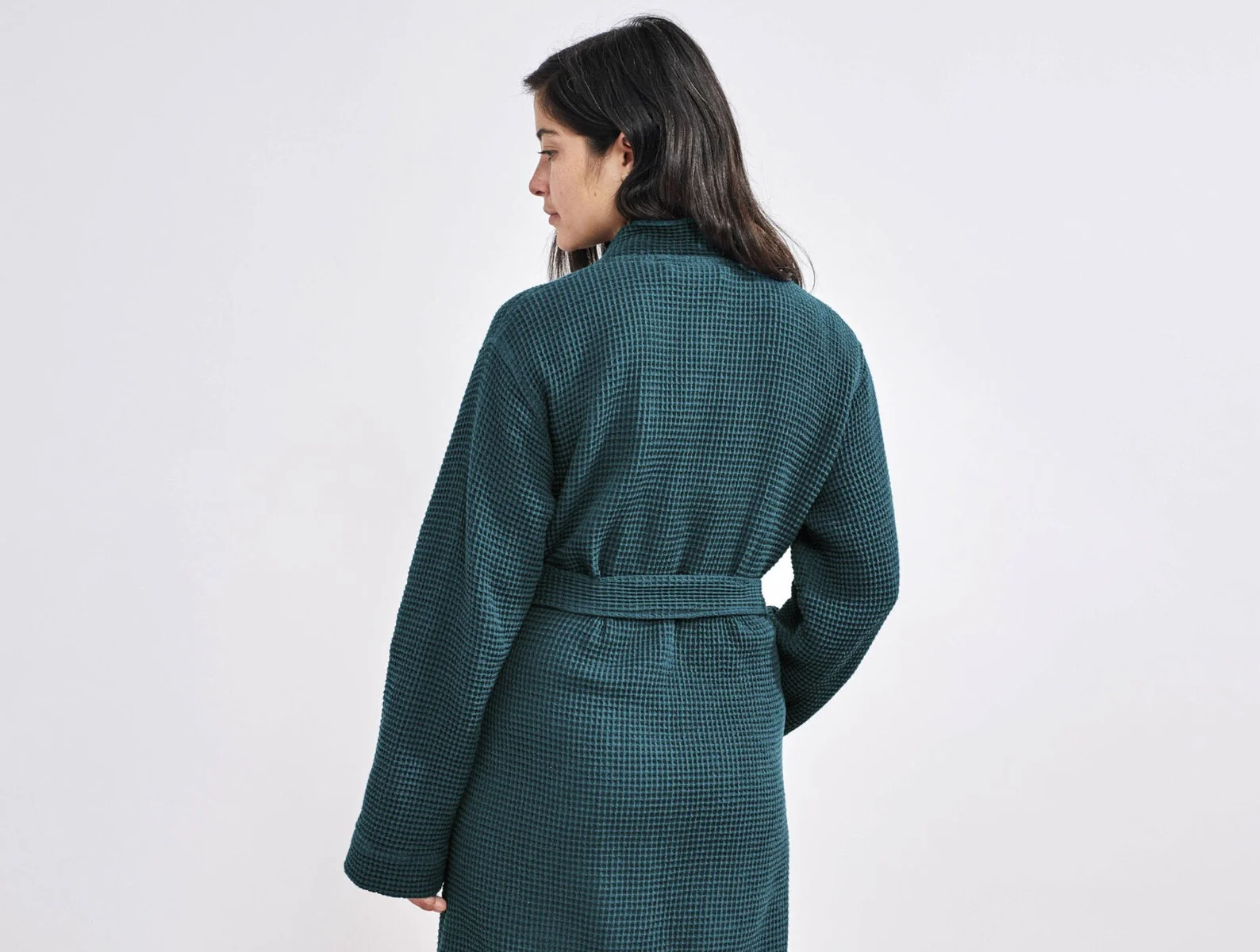 Unisex Organic Waffle Robe