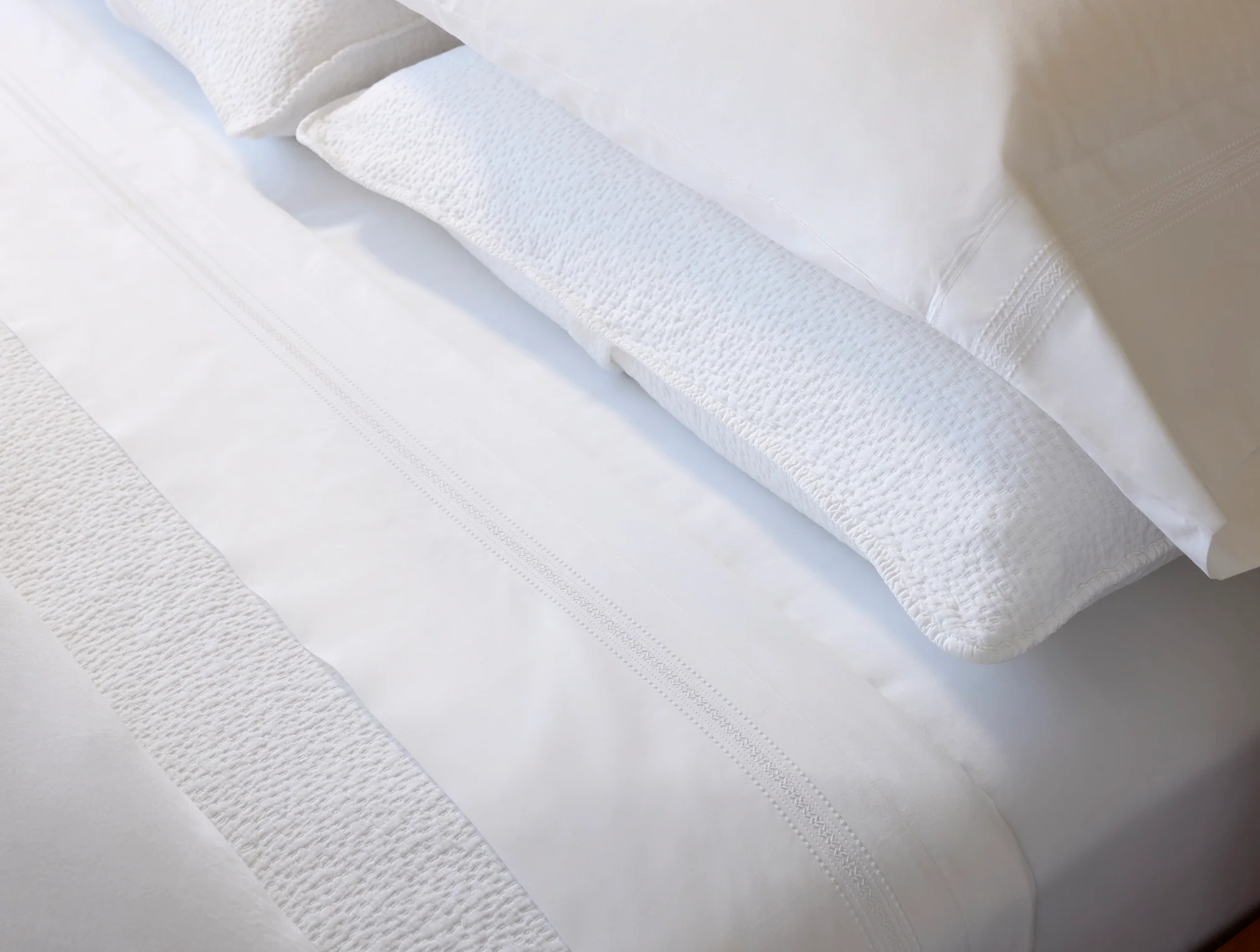 Landscape Embroidered Organic Pillowcases