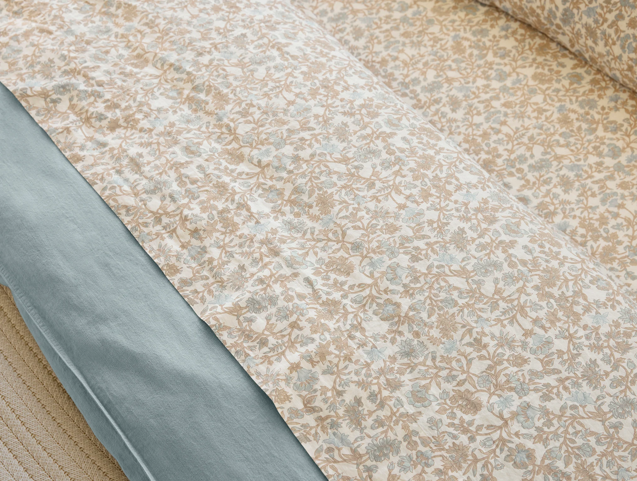 Organic Print Percale Sheet Set