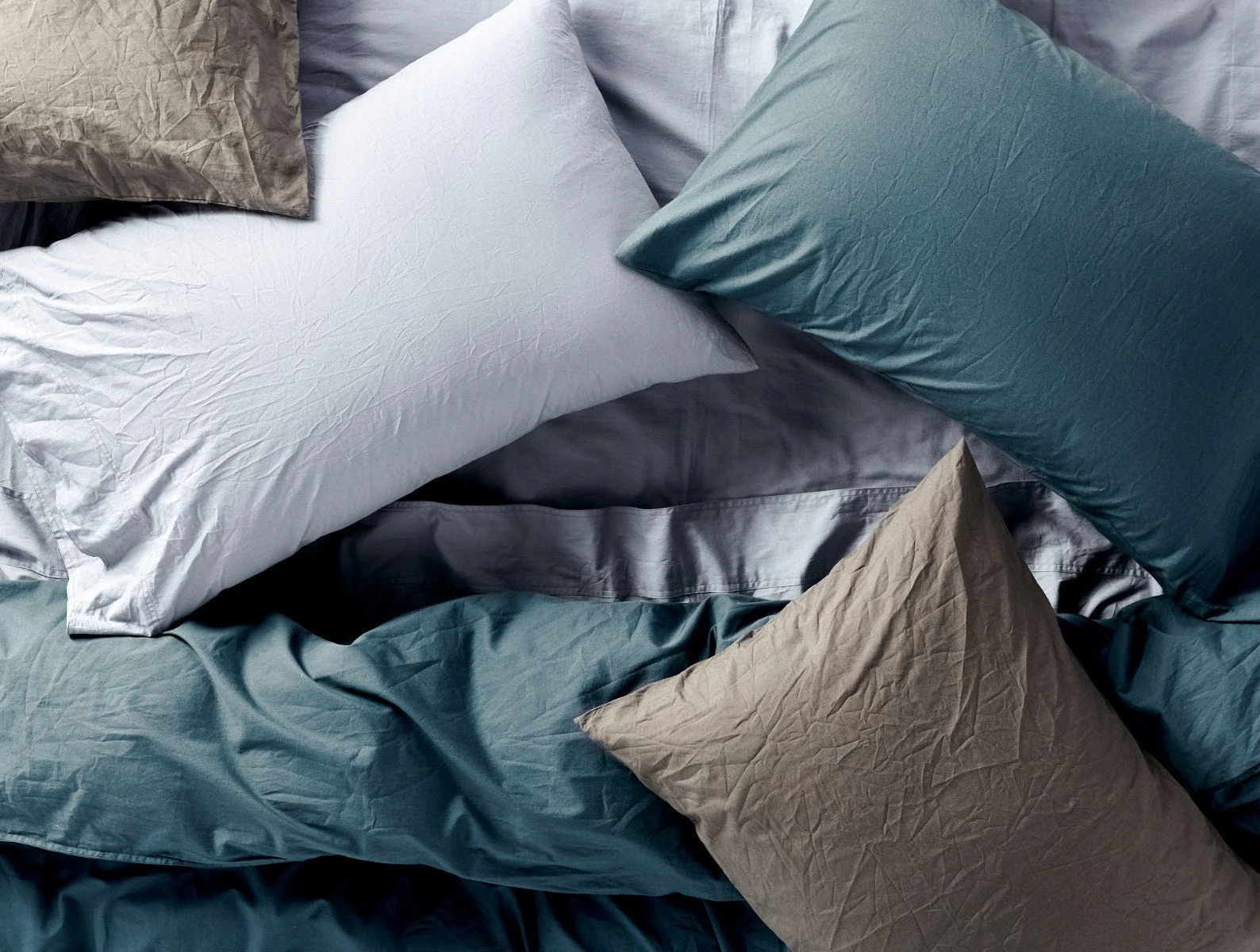 Organic Crinkled Percale Deluxe Bundle