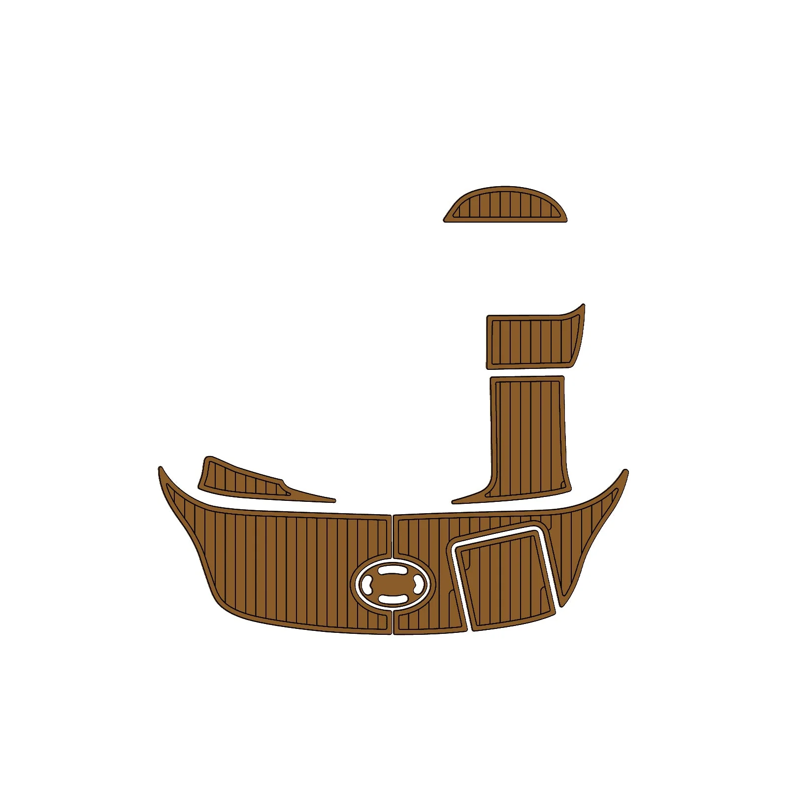 2003 | Sea Ray | Sundeck 220 – Custom EVA Foam Marine Flooring Kit - HXBYX