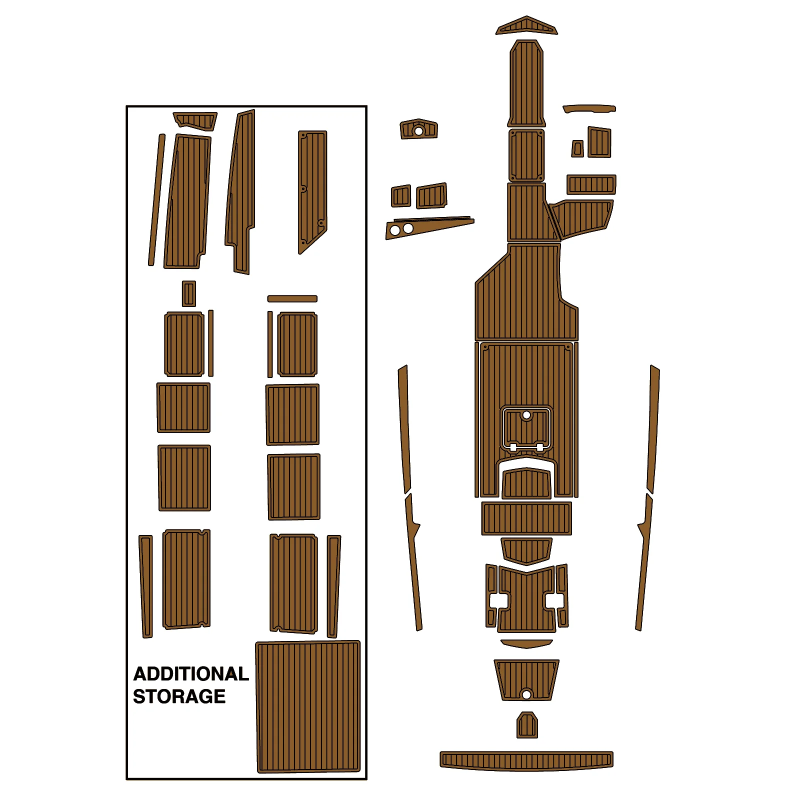 2019 Tige ZX5 – Custom EVA Foam Marine Flooring Kit - HXBYX
