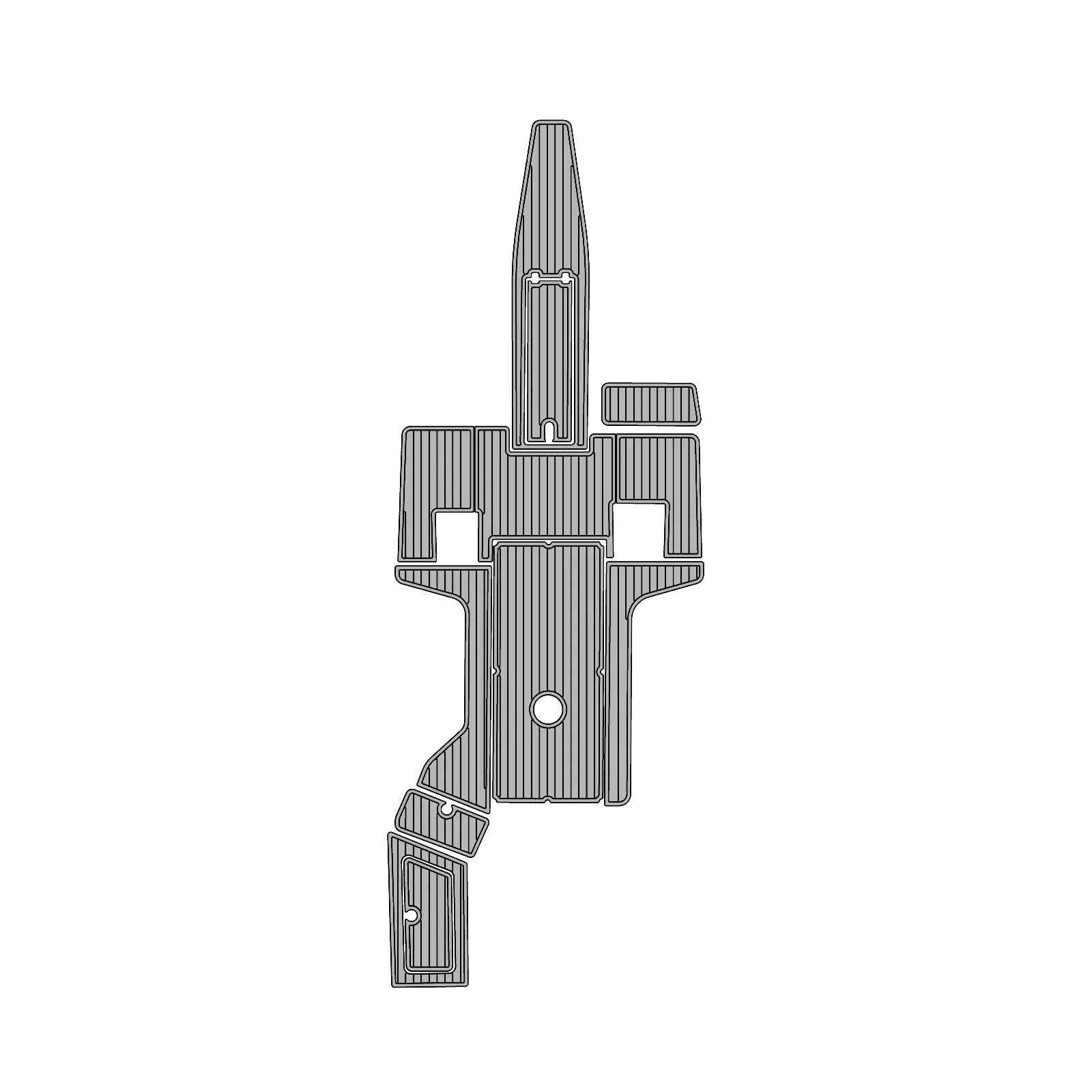2001 Malibu 25 LSV – Custom EVA Foam Marine Flooring Kit - HXBYX