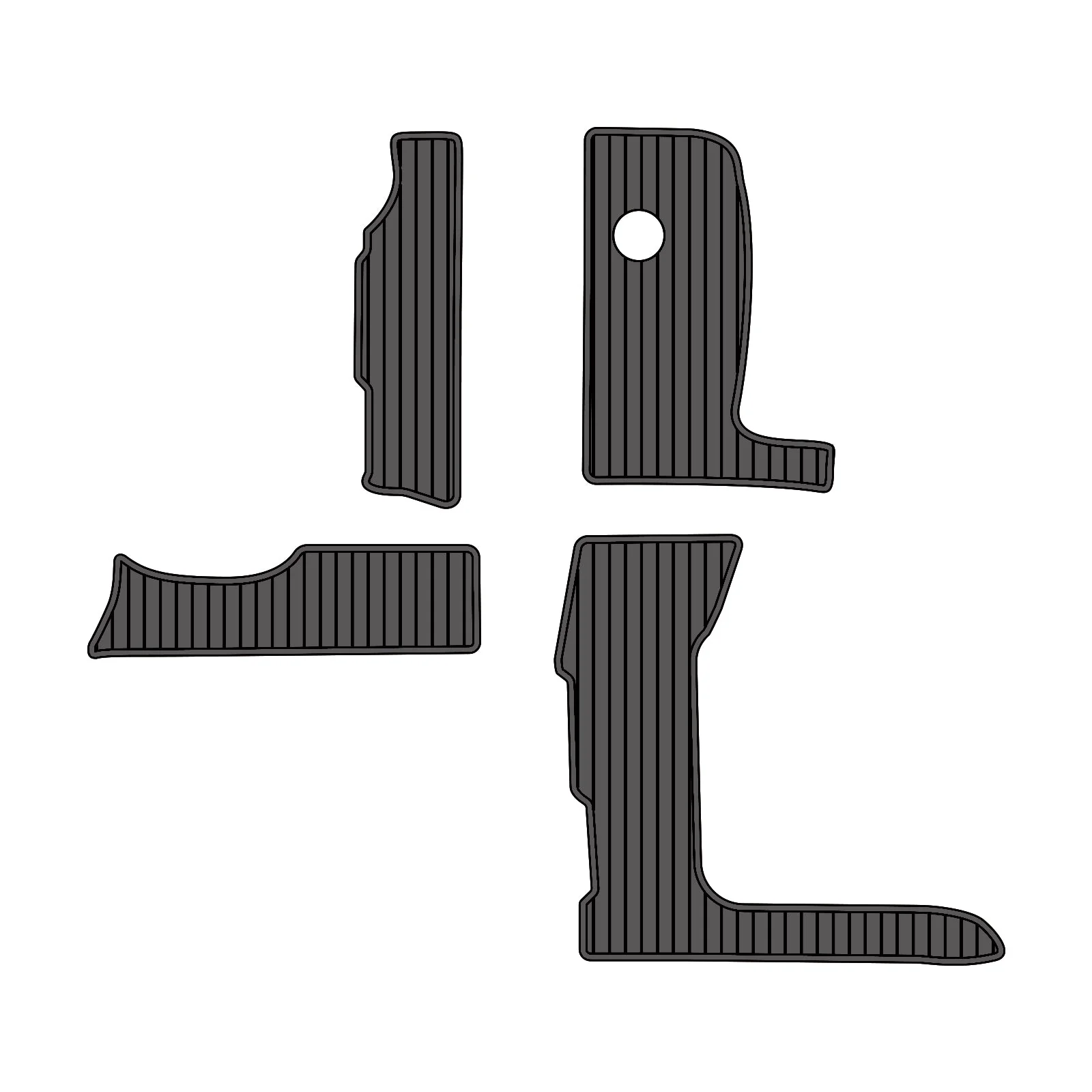 2005 | Sea Ray | Sundancer 390 – Custom EVA Foam Marine Flooring Kit - HXBYX