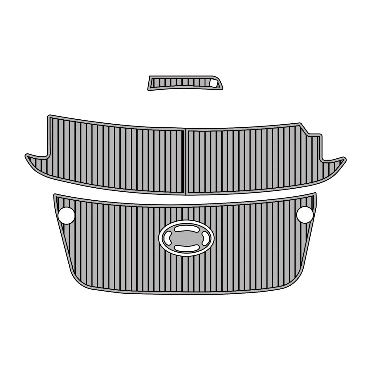 1995 Four Winns 240 - Premium Marine EVA Foam Deck Pads - HXBYX