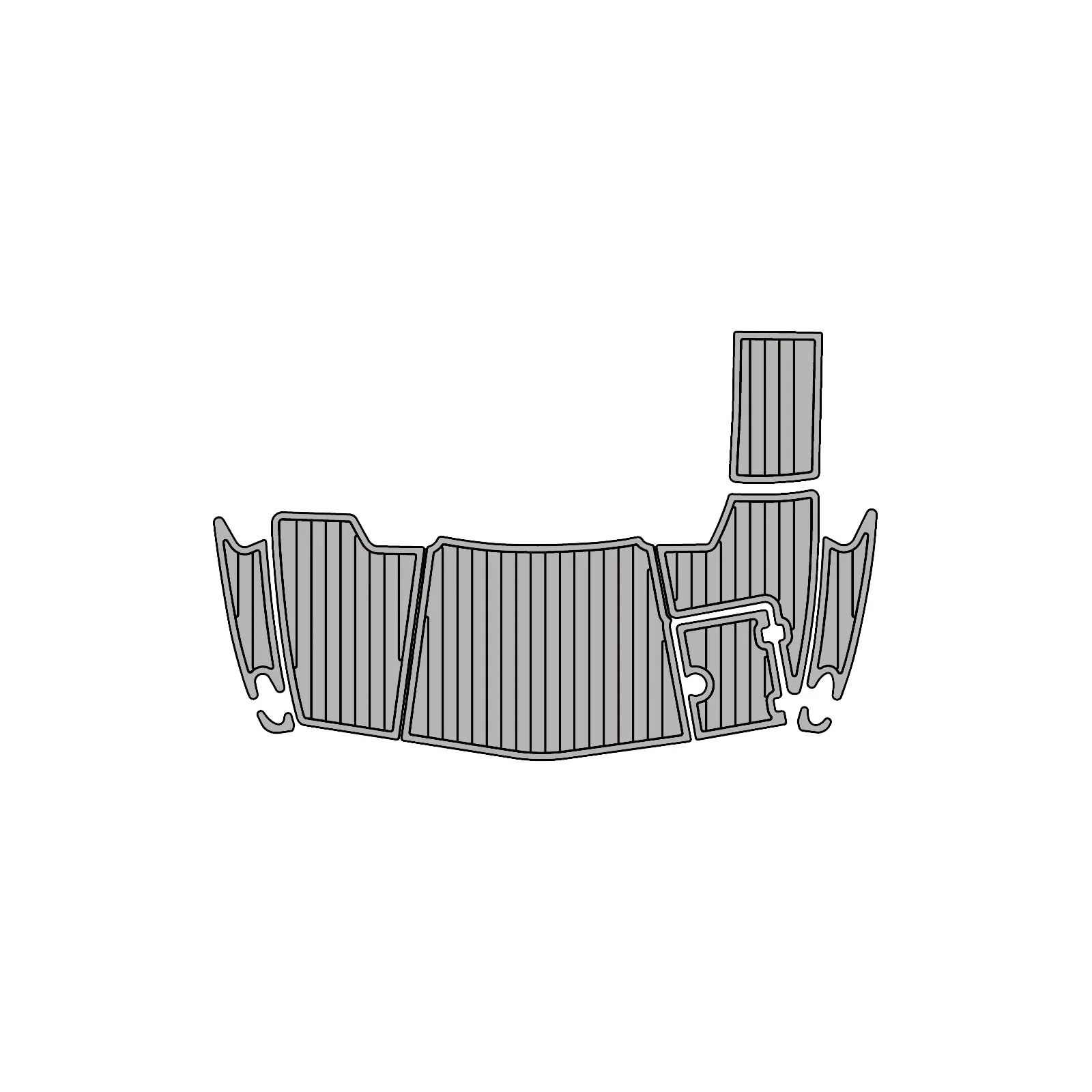 2018 | Chaparral | Sunesta 244 - Custom EVA Foam Boat Flooring Kit - HXBYX
