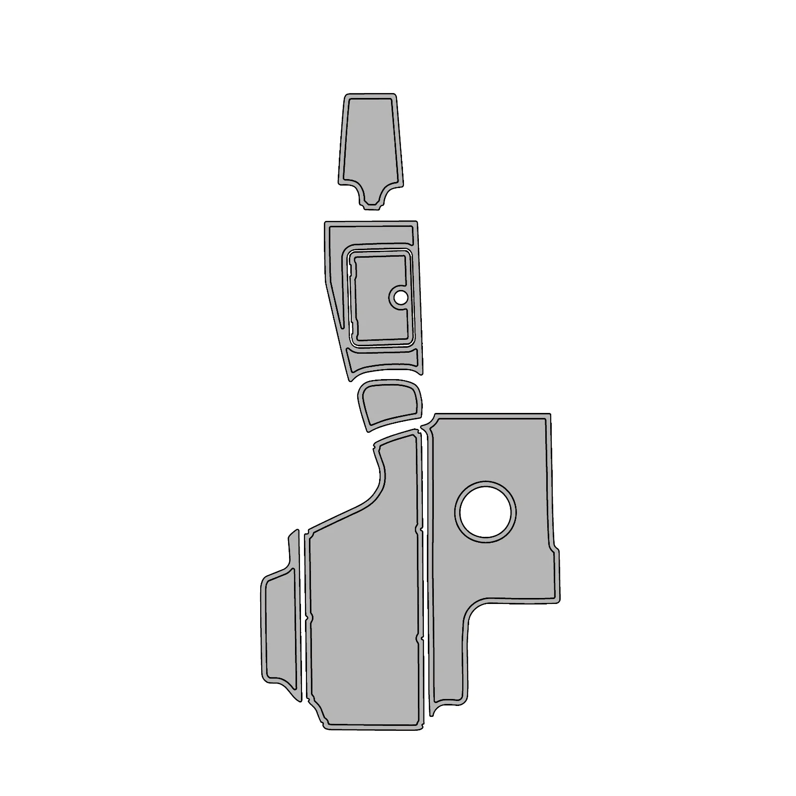 2006 Centurion Avalanche C4 – Custom EVA Foam Boat Flooring Kit - HXBYX