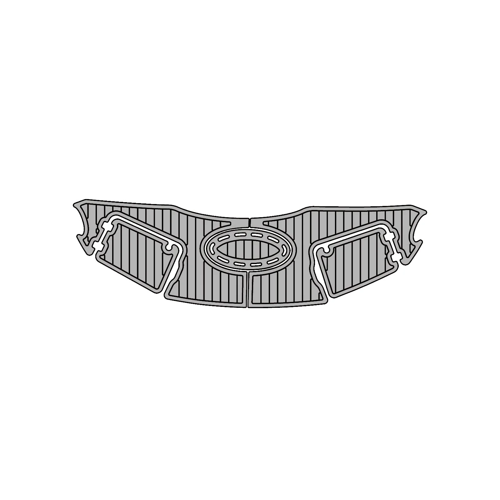 2011 | Chaparral | 267 - Custom EVA Foam Marine Flooring Kit - HXBYX