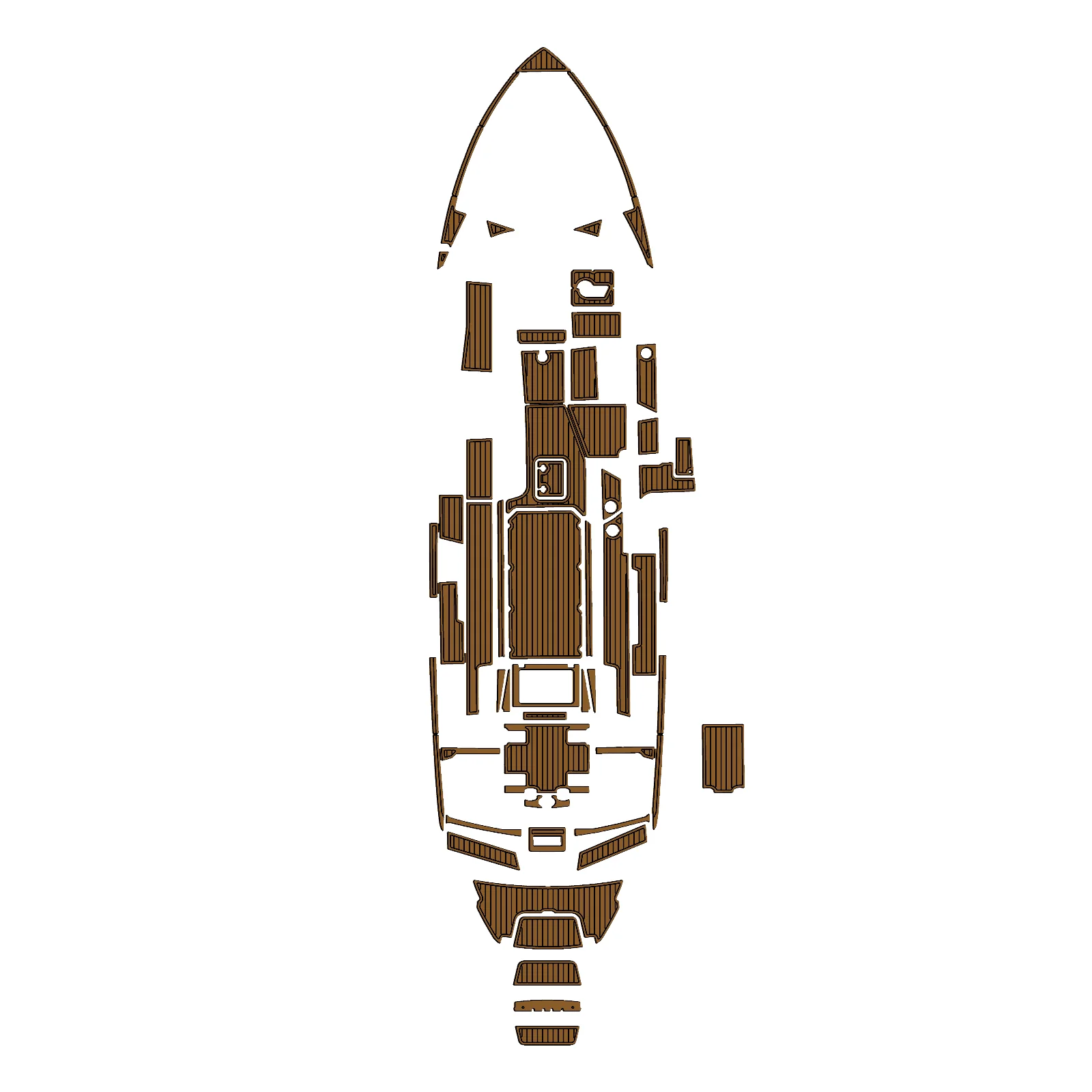 2021 Malibu 23 LSV – Custom EVA Foam Marine Flooring Kit - HXBYX