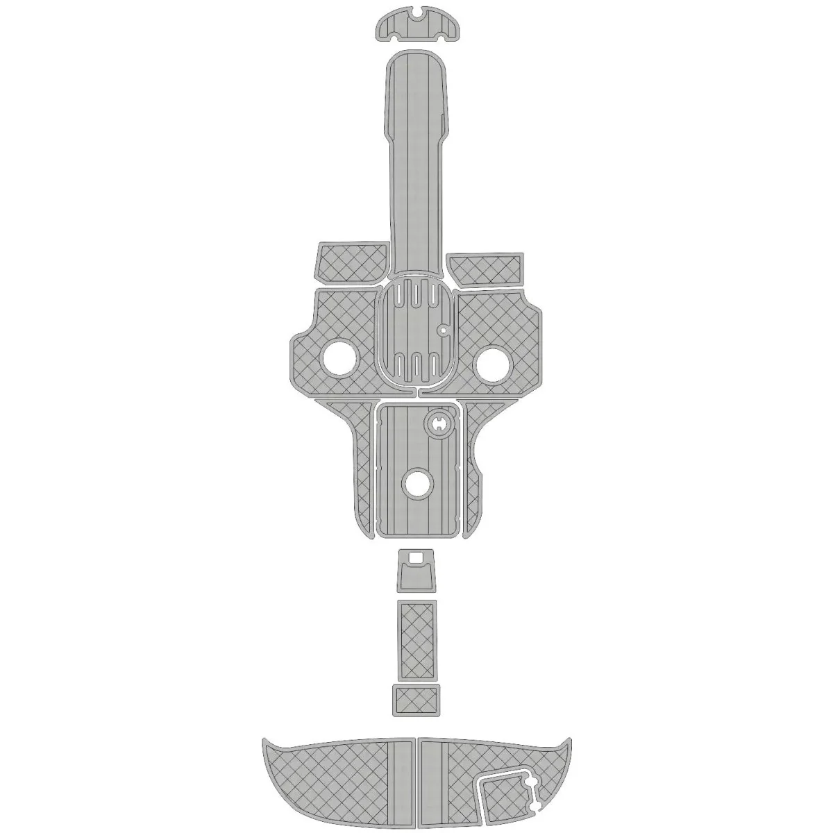 2011 Four Winns Horizon 240 - Luxury EVA Boat Decking Kit - HXBYX