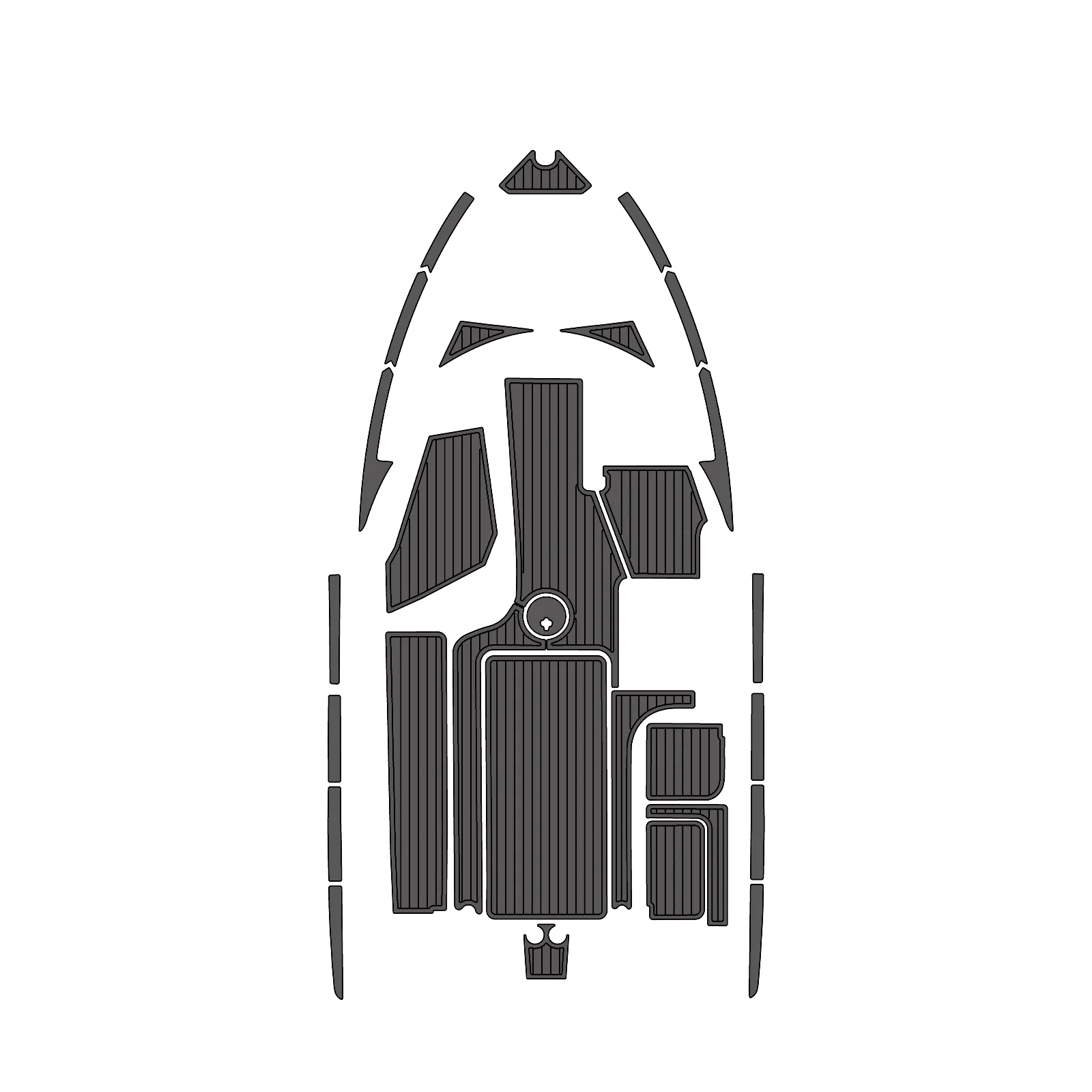 2015-2017 Malibu 23 LSV – Custom EVA Foam Marine Flooring Kit - HXBYX