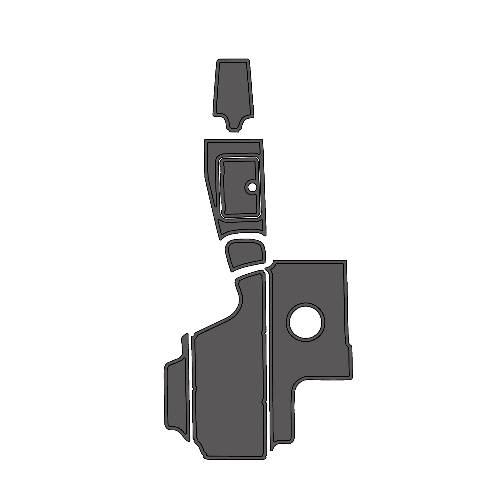 2006 Centurion Avalanche C4 – Custom EVA Foam Boat Flooring Kit - HXBYX