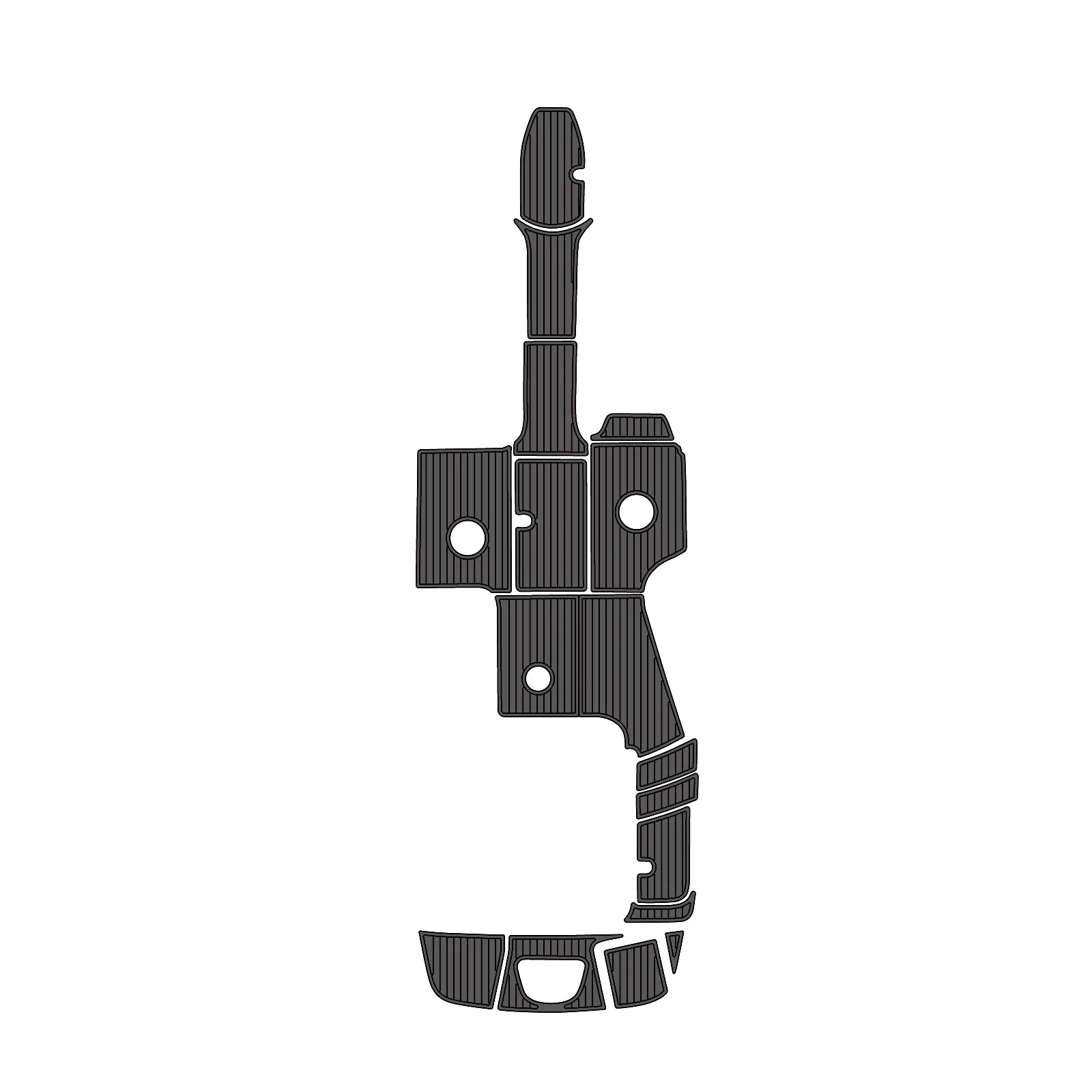 2014 Sea Ray Sundeck 260 – Custom EVA Foam Marine Flooring Kit - HXBYX