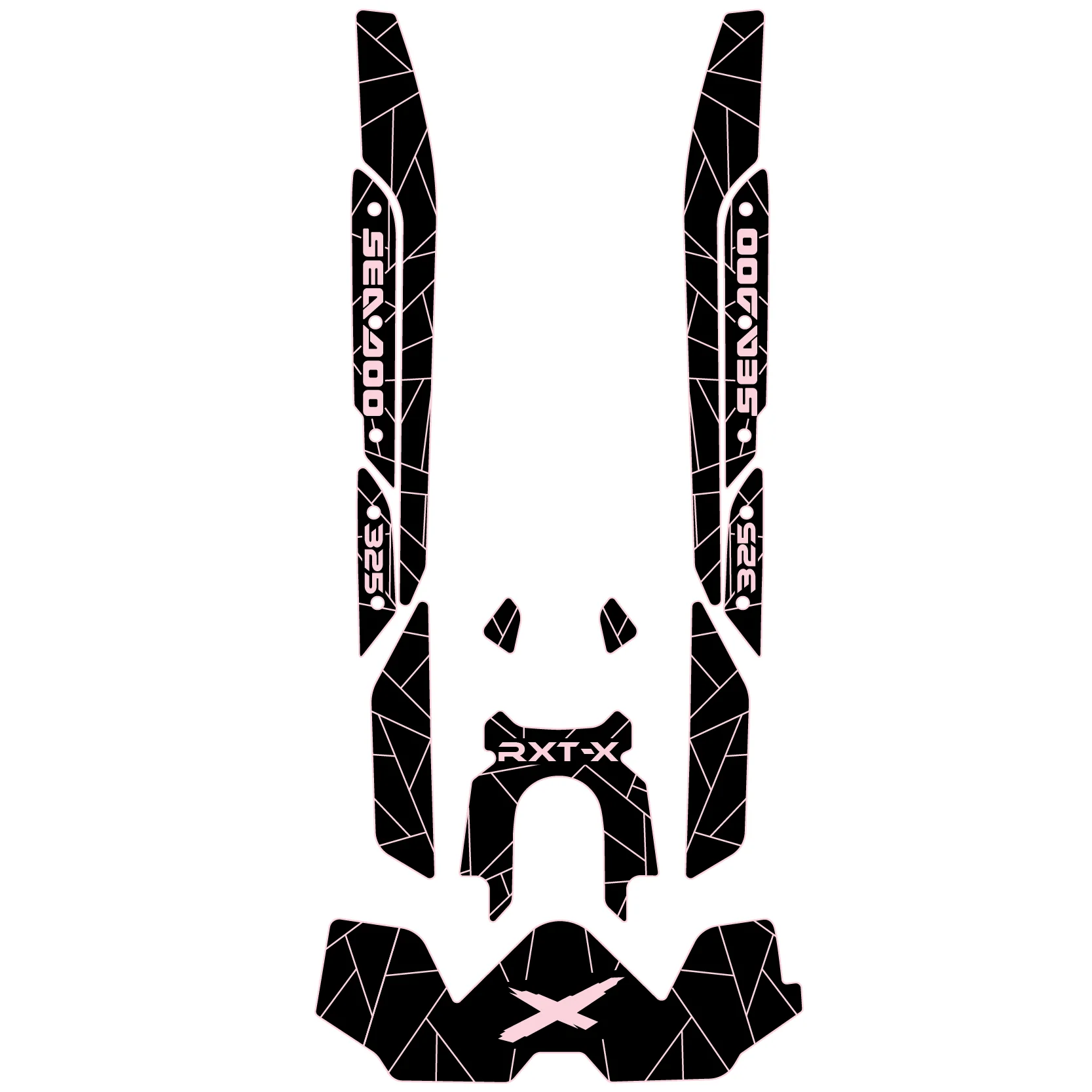 2021-2024 Sea-Doo RXT-X 300 / 325 - Custom EVA Foam Jet Ski Mats Kit - HXBYX