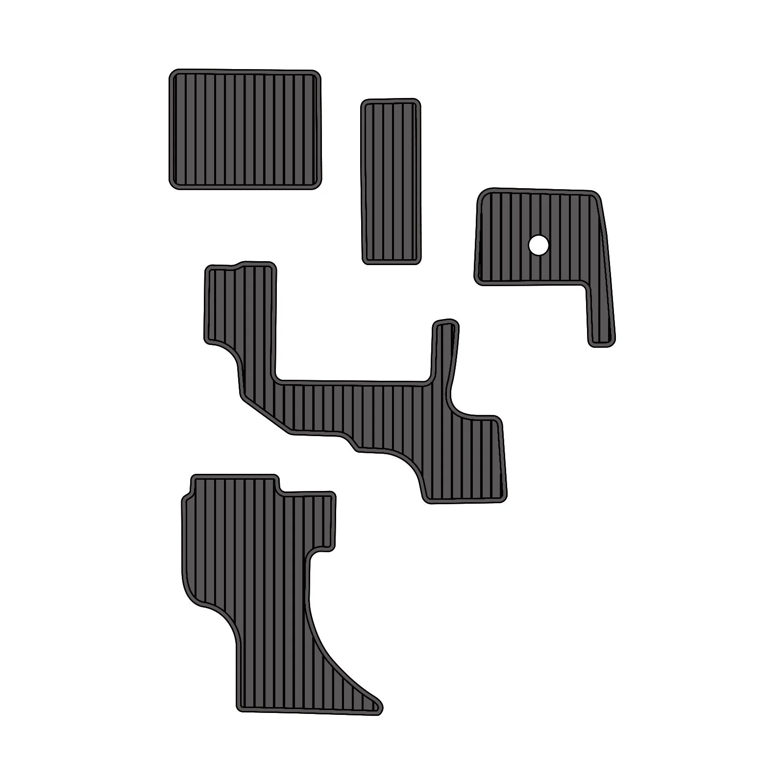 2008 Sea Ray Sundancer 480 – Custom EVA Foam Marine Flooring Kit - HXBYX