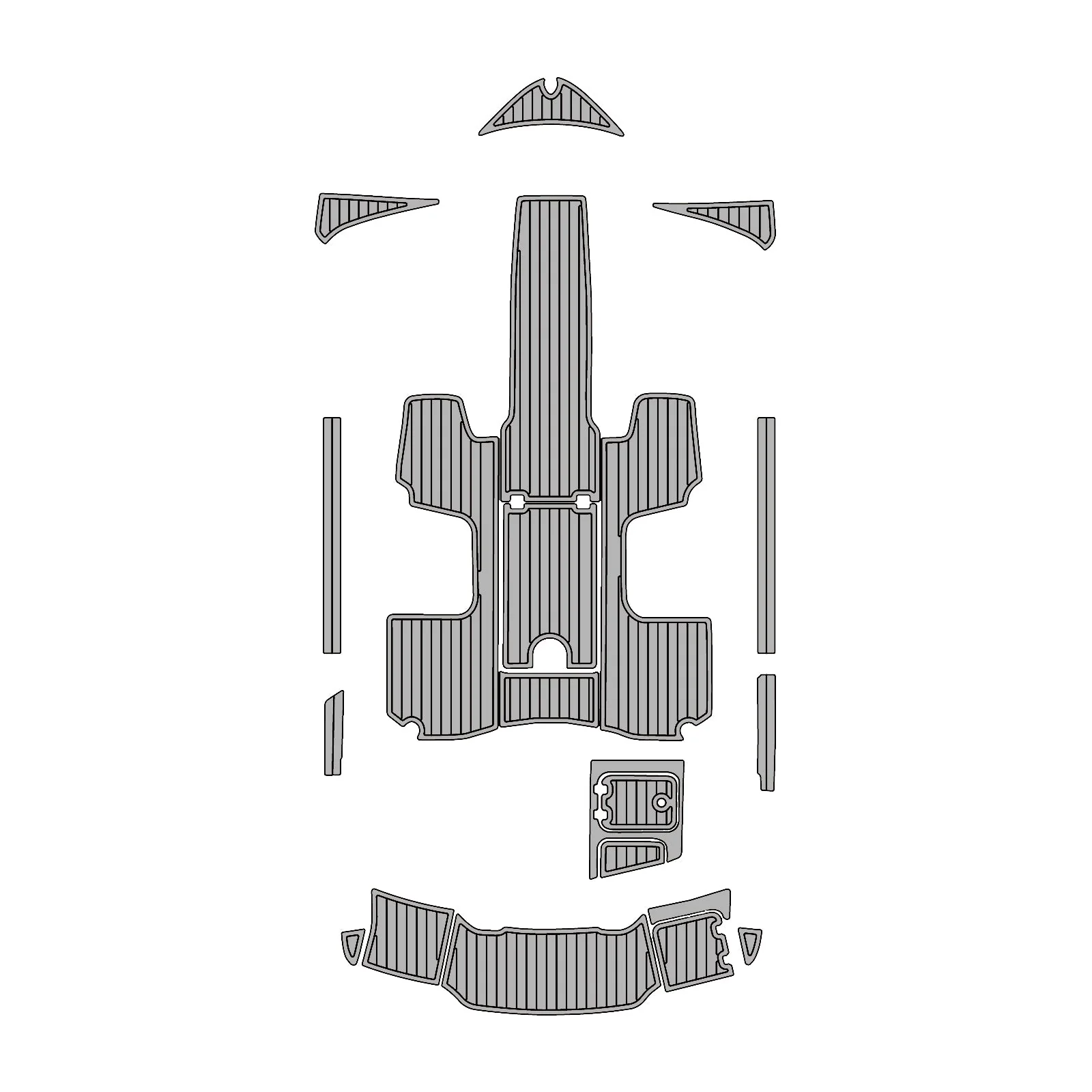 2013 | Chaparral | H2O Sport - Custom EVA Foam Marine Flooring Kit - HXBYX