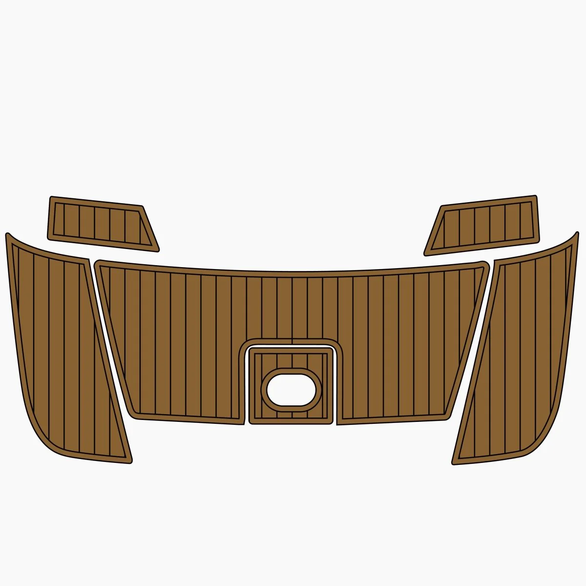 2017 Four Winns Alexander 290 - Premium Custom EVA Boat Flooring Kit - HXBYX