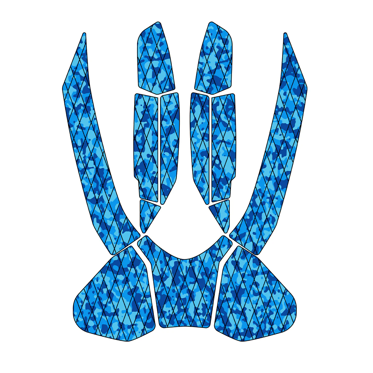 2016-2017 Sea-Doo Wake Pro 215 - Custom EVA Foam Jet Ski Deck Mats Kit - HXBYX