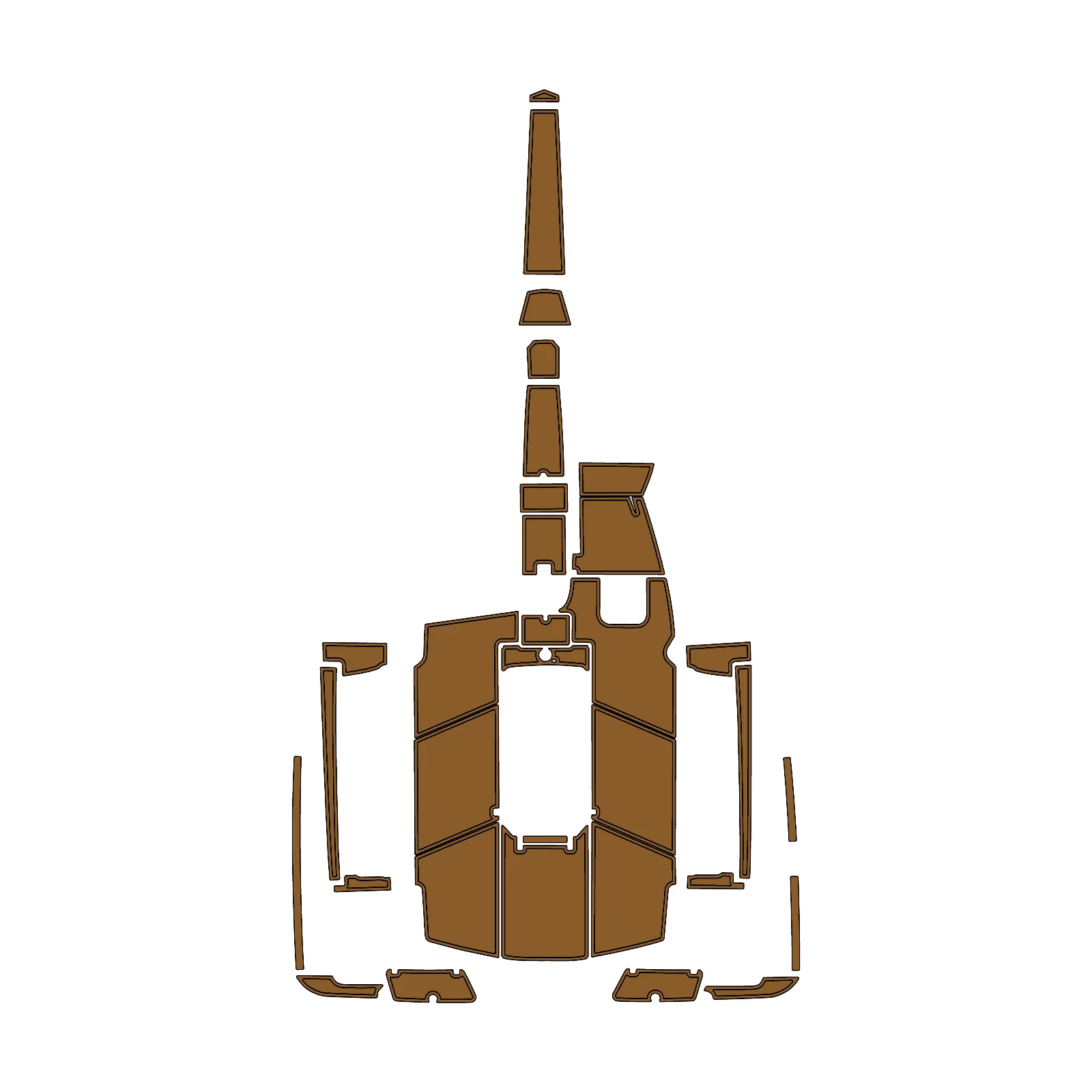 2016-2018 MasterCraft Prostar – Custom EVA Foam Marine Flooring Kit - HXBYX