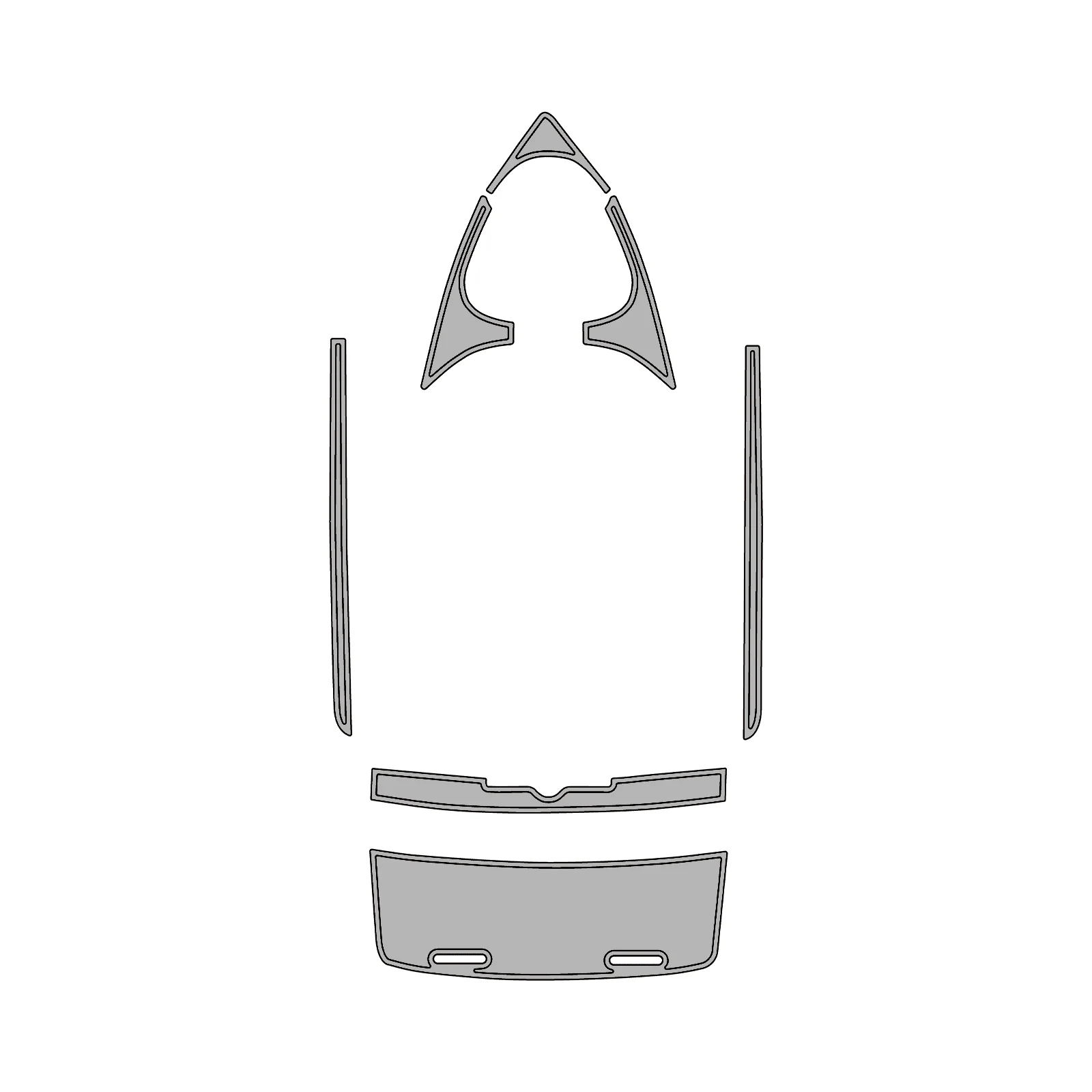 2003 MasterCraft Maristar 210 – Custom EVA Foam Marine Flooring Kit - HXBYX