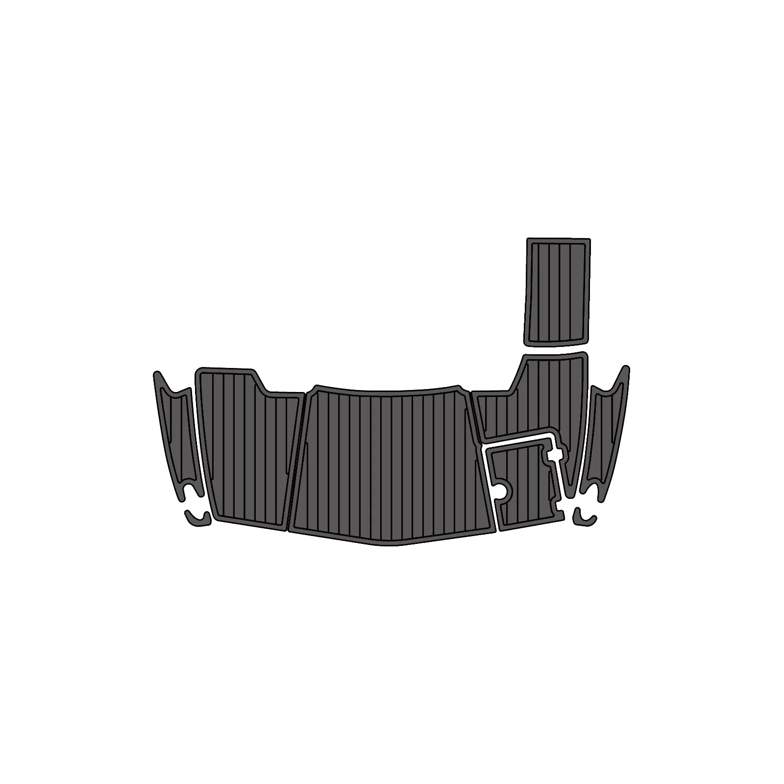 2018 | Chaparral | Sunesta 244 - Custom EVA Foam Boat Flooring Kit - HXBYX