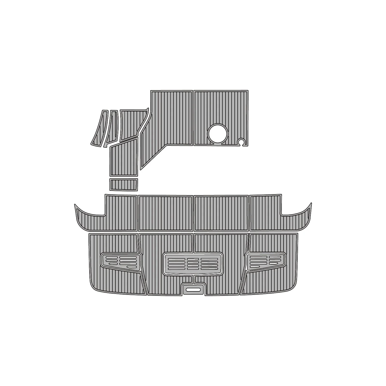 2016 Sea Ray 400 – Custom EVA Foam Marine Flooring Kit - HXBYX