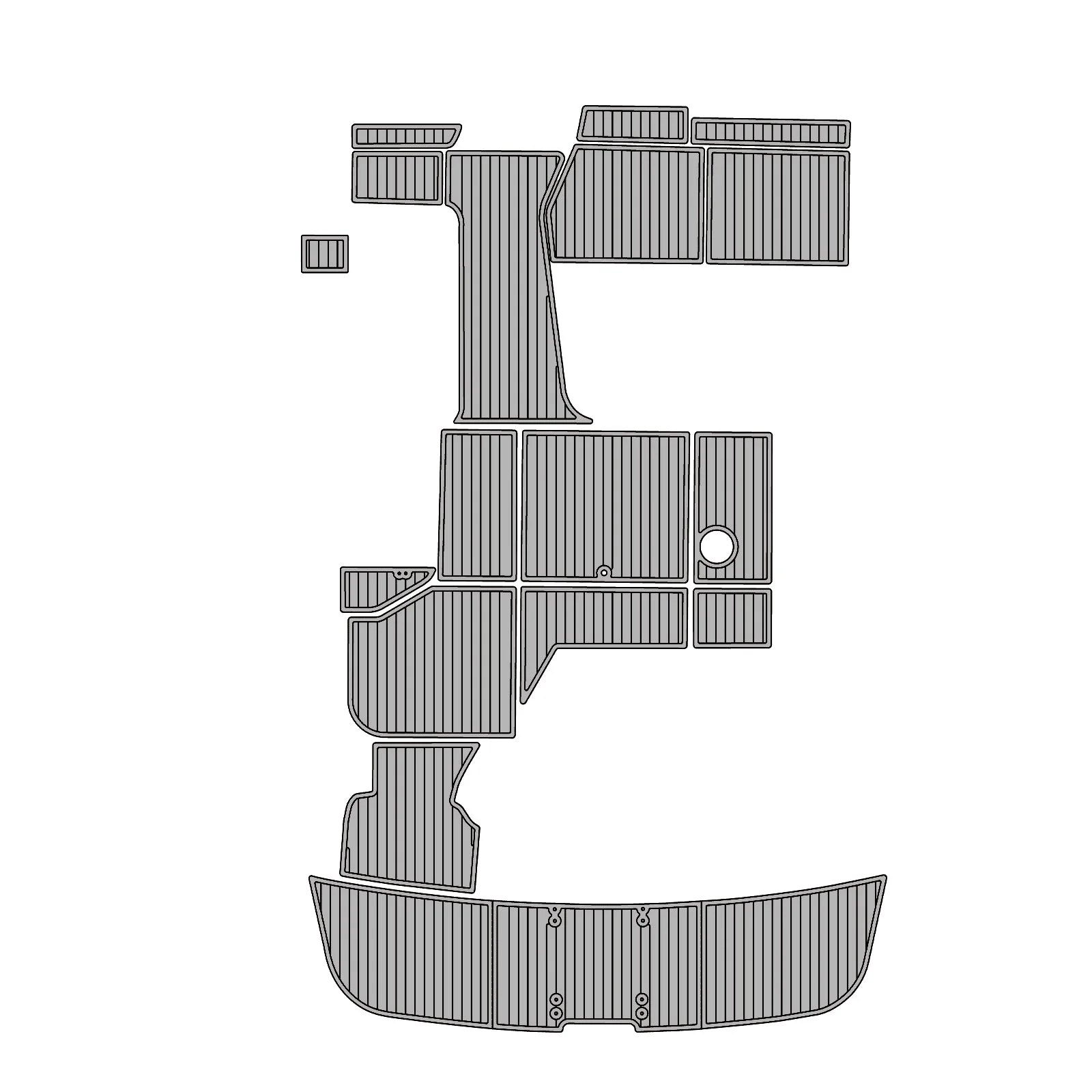 1996 | Sea Ray | Sundancer – Custom EVA Foam Marine Flooring Kit - HXBYX