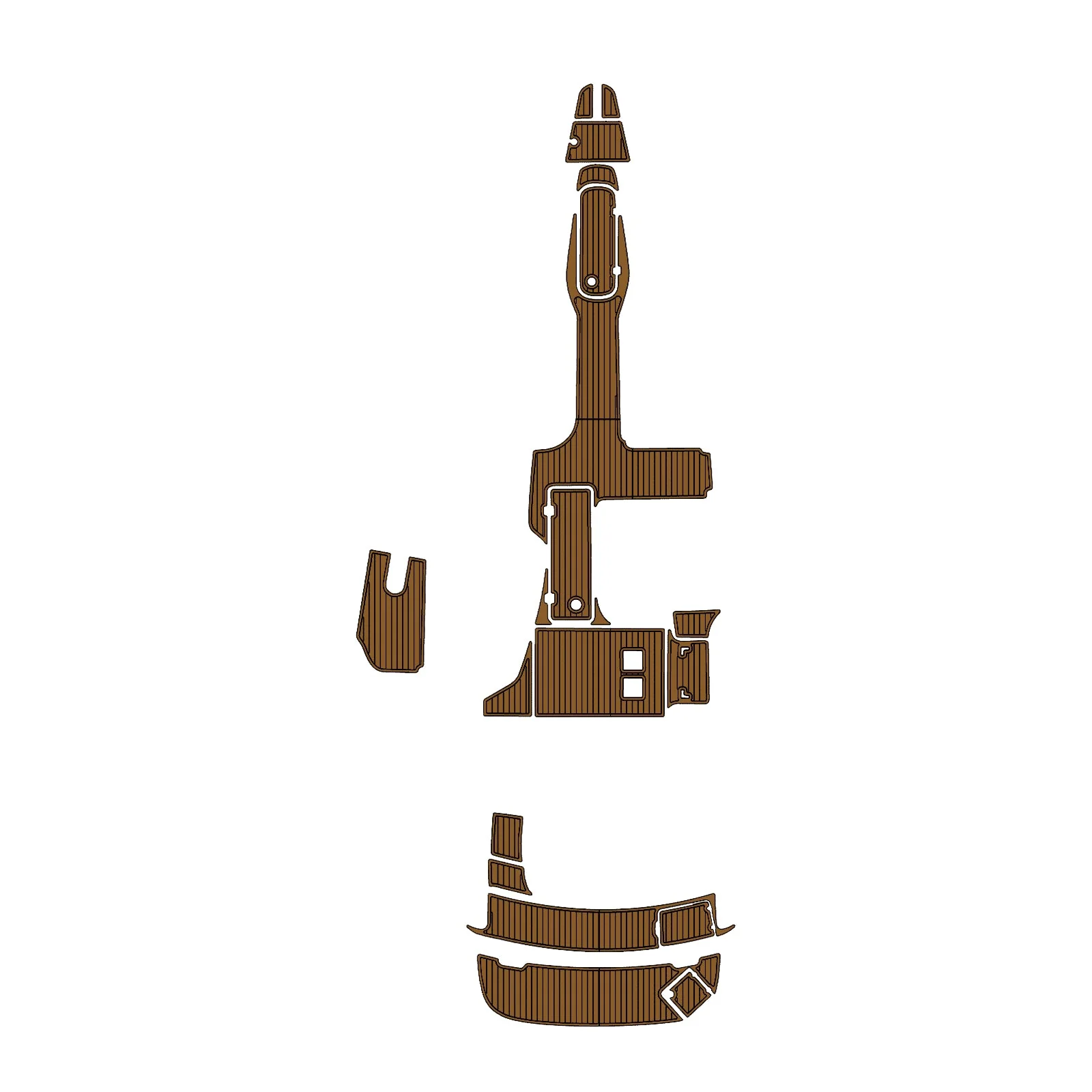 2008 | Chaparral | Signature 280 - Custom EVA Foam Marine Flooring Kit - HXBYX