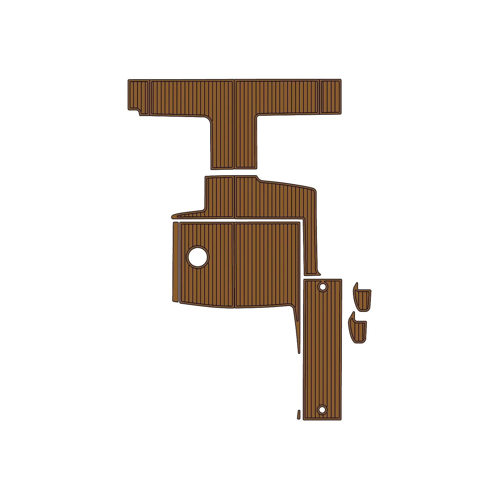 2010 Sea Ray Sundancer 450 – Custom EVA Foam Marine Flooring Kit - HXBYX