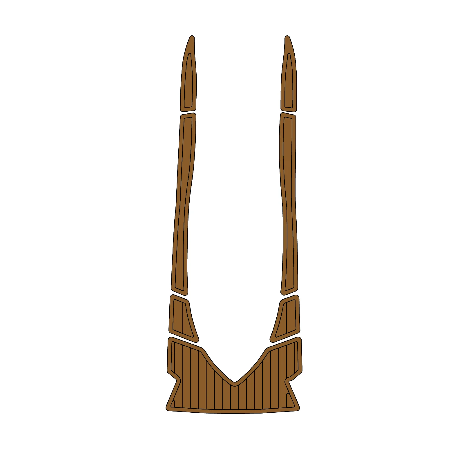 2008-2009 Sea-Doo RXT 255 - Custom EVA Foam Jet Ski Deck Mats Kit - HXBYX