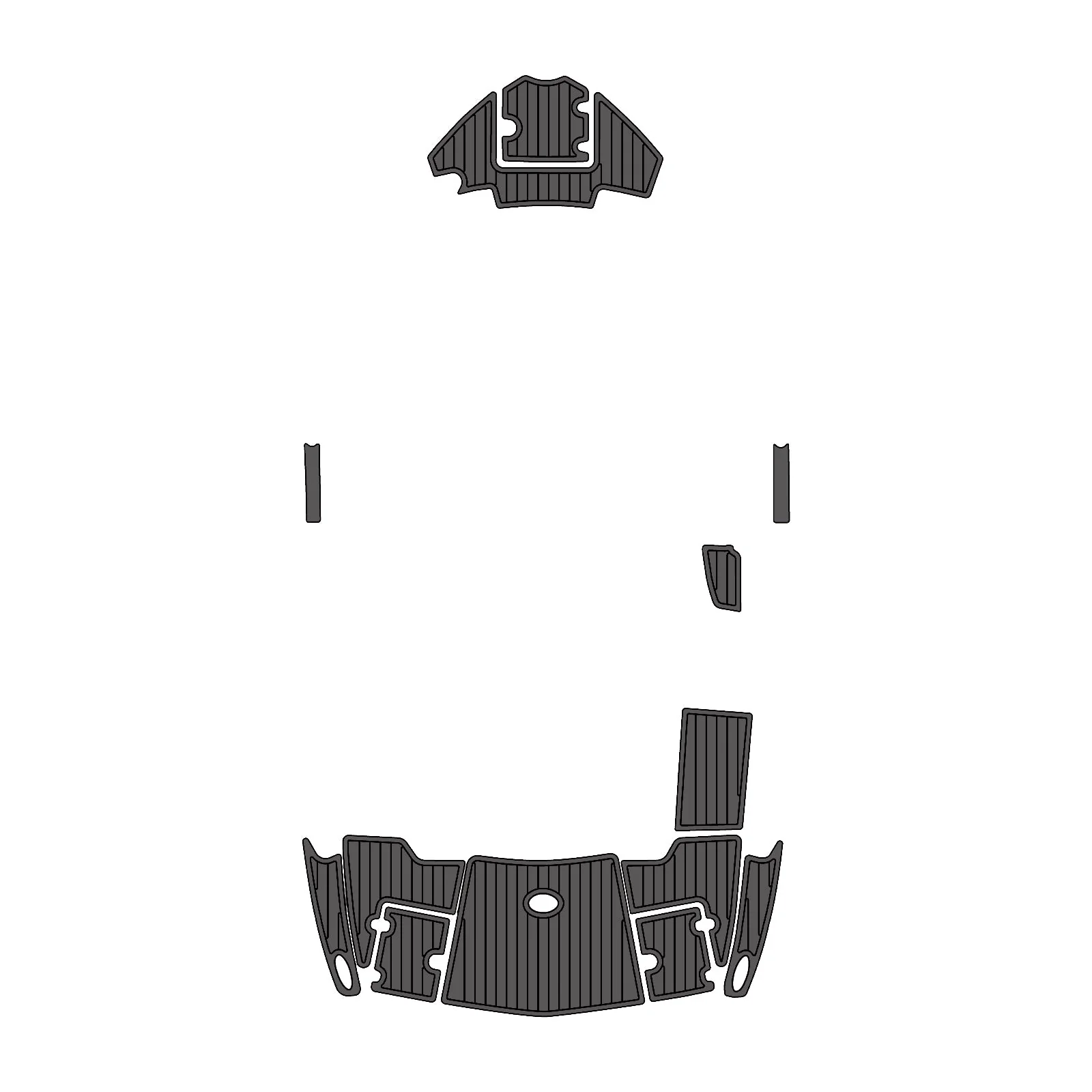 2008 | Chaparral | 284 Haus - Custom EVA Foam Marine Flooring Kit - HXBYX