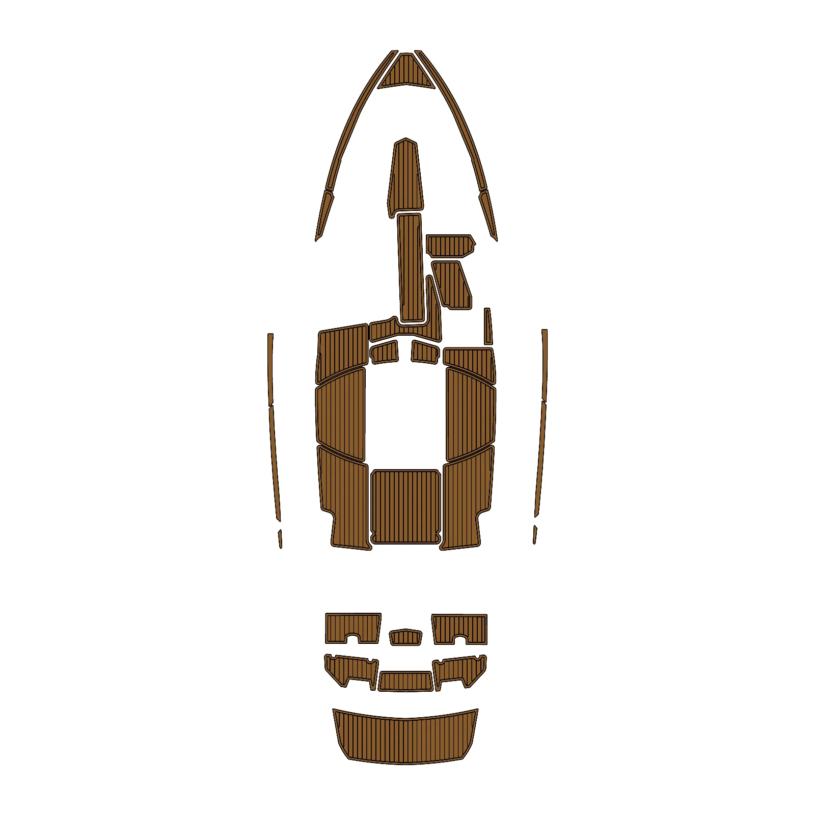 2019 Malibu TXi (Open Bow) – Custom EVA Foam Boat Flooring Kit - HXBYX