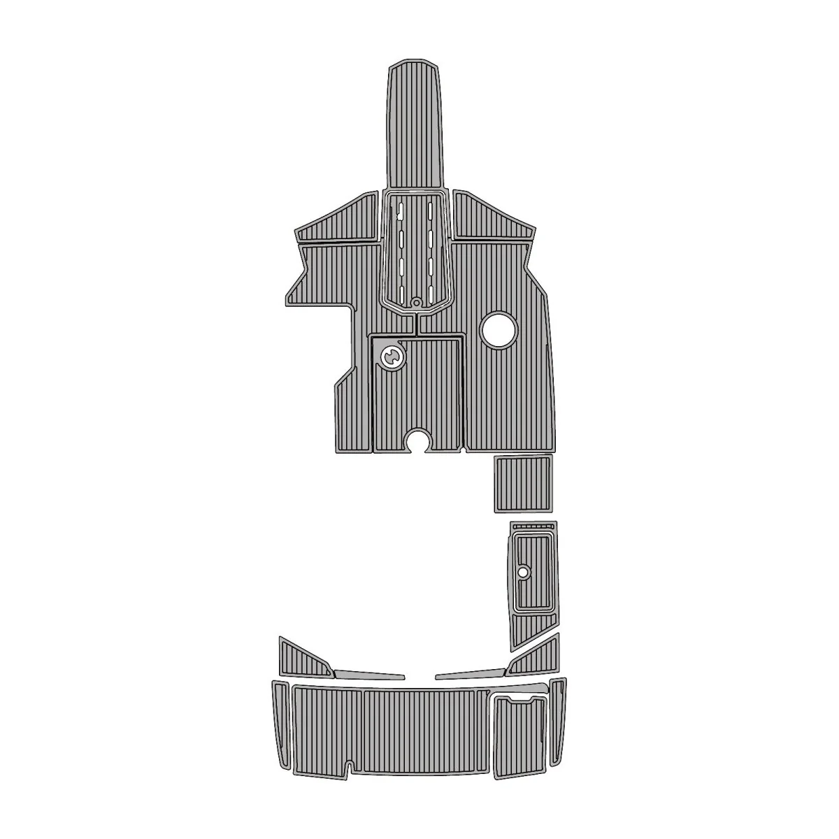 2015 Four Winns 210 - Custom EVA Foam Marine Flooring Kit - HXBYX