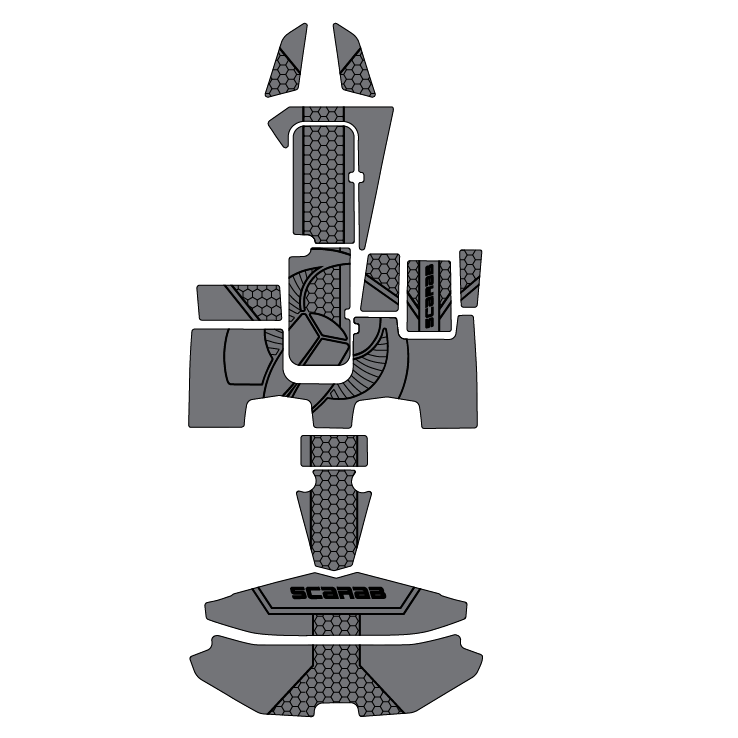 2011–2016 Sea-Doo Scarab 165ID – Custom EVA Foam Marine Flooring Kit - HXBYX