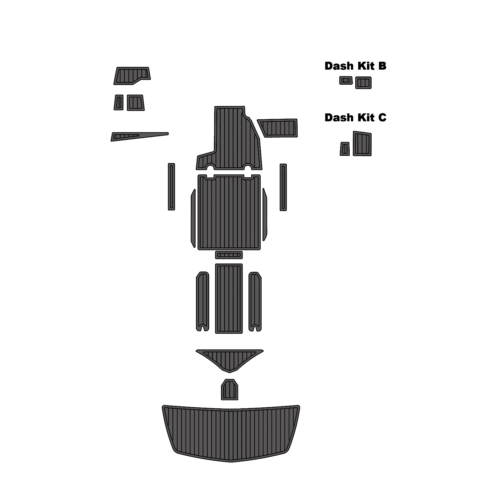 2019 Tige R21 – Custom EVA Foam Marine Flooring Kit - HXBYX