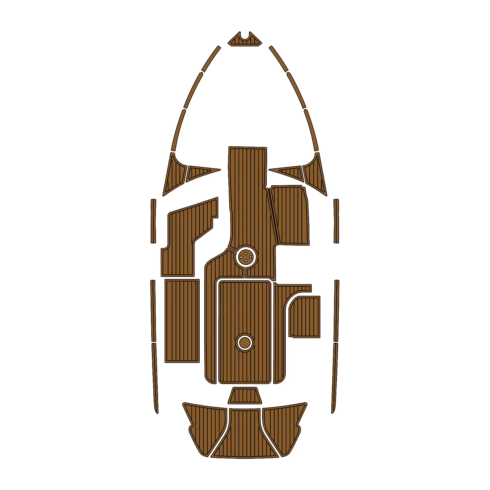 2010-2013 Malibu 23 LSV – Custom EVA Foam Marine Flooring Kit - HXBYX