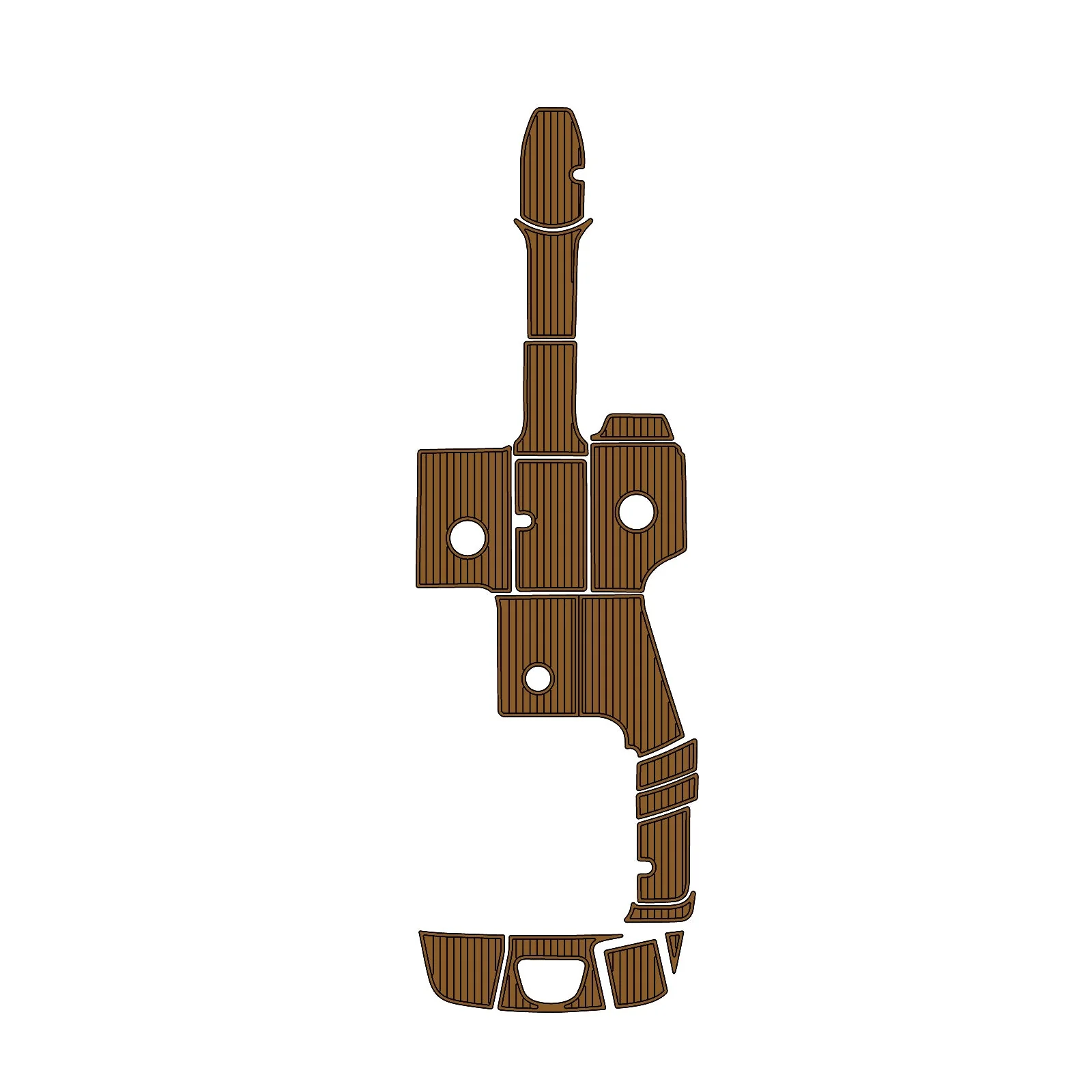 2014 Sea Ray Sundeck 260 – Custom EVA Foam Marine Flooring Kit - HXBYX